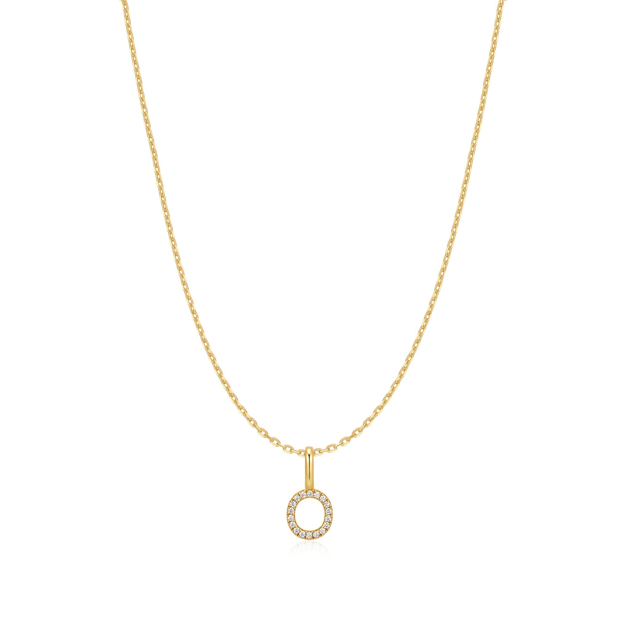 Ania Haie Gold Letter O Initial Necklace