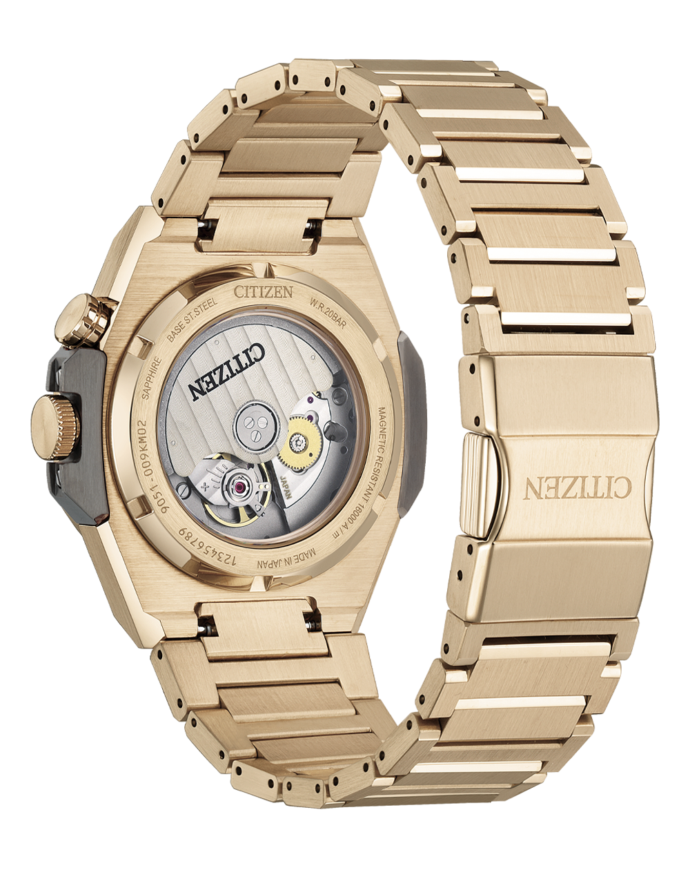 Citizen Series 8 Rose Gold Stainless Steel Black Dial Watch NB6069-53H