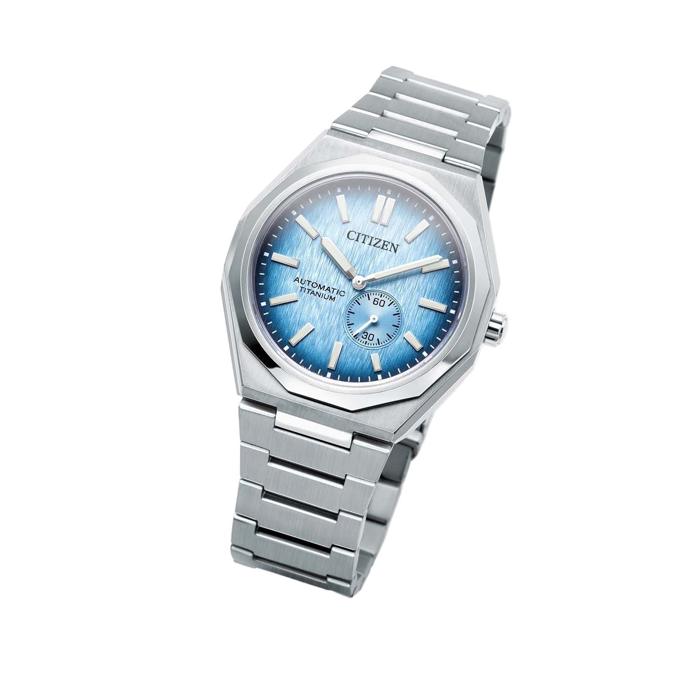 Citizen Zenshin Automatic Blue Dial Stainless Steel Watch NK5020-58L
