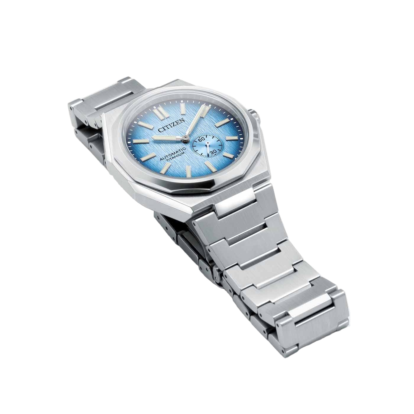 Citizen Zenshin Automatic Blue Dial Stainless Steel Watch NK5020-58L