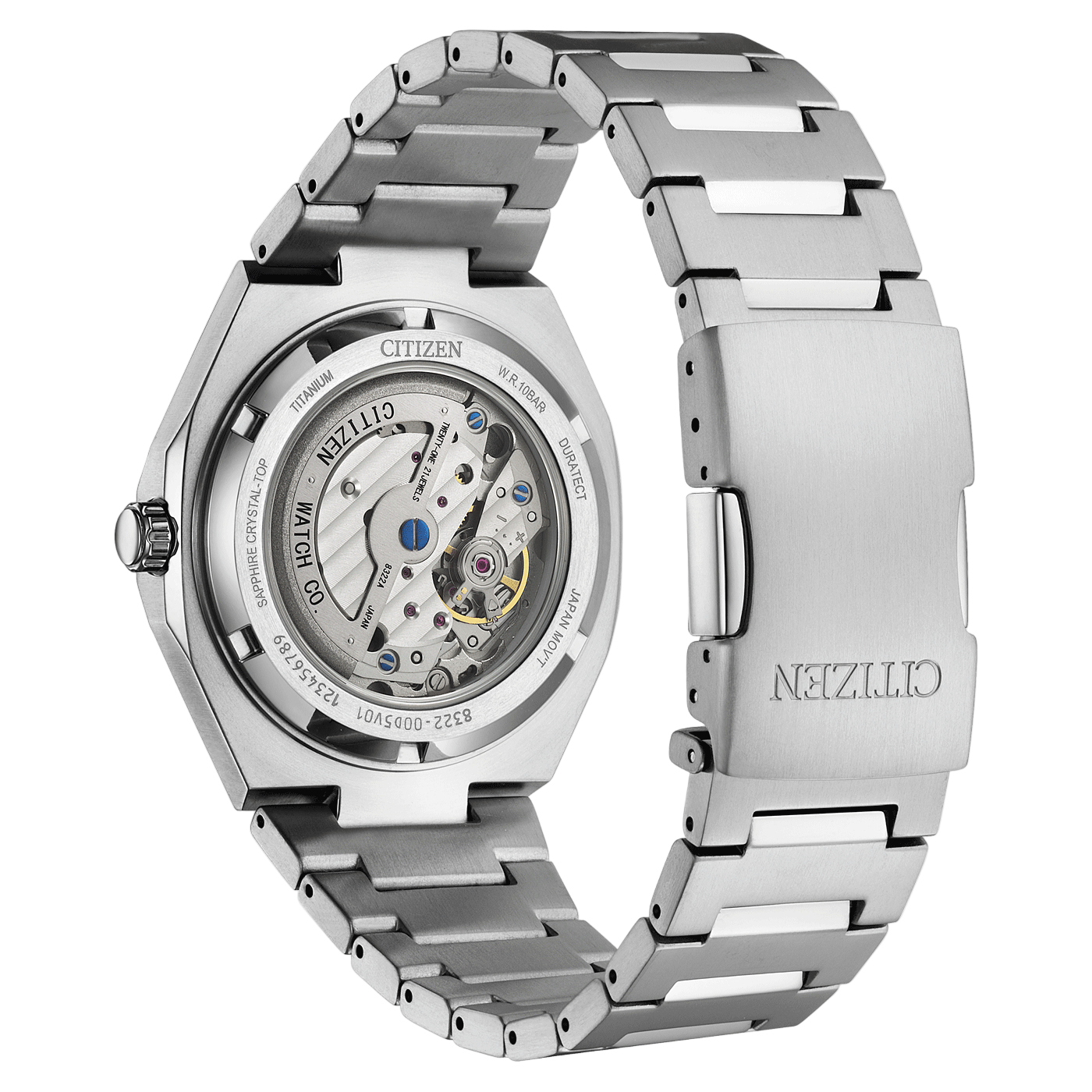 Citizen Zenshin Automatic Blue Dial Stainless Steel Watch NK5020-58L