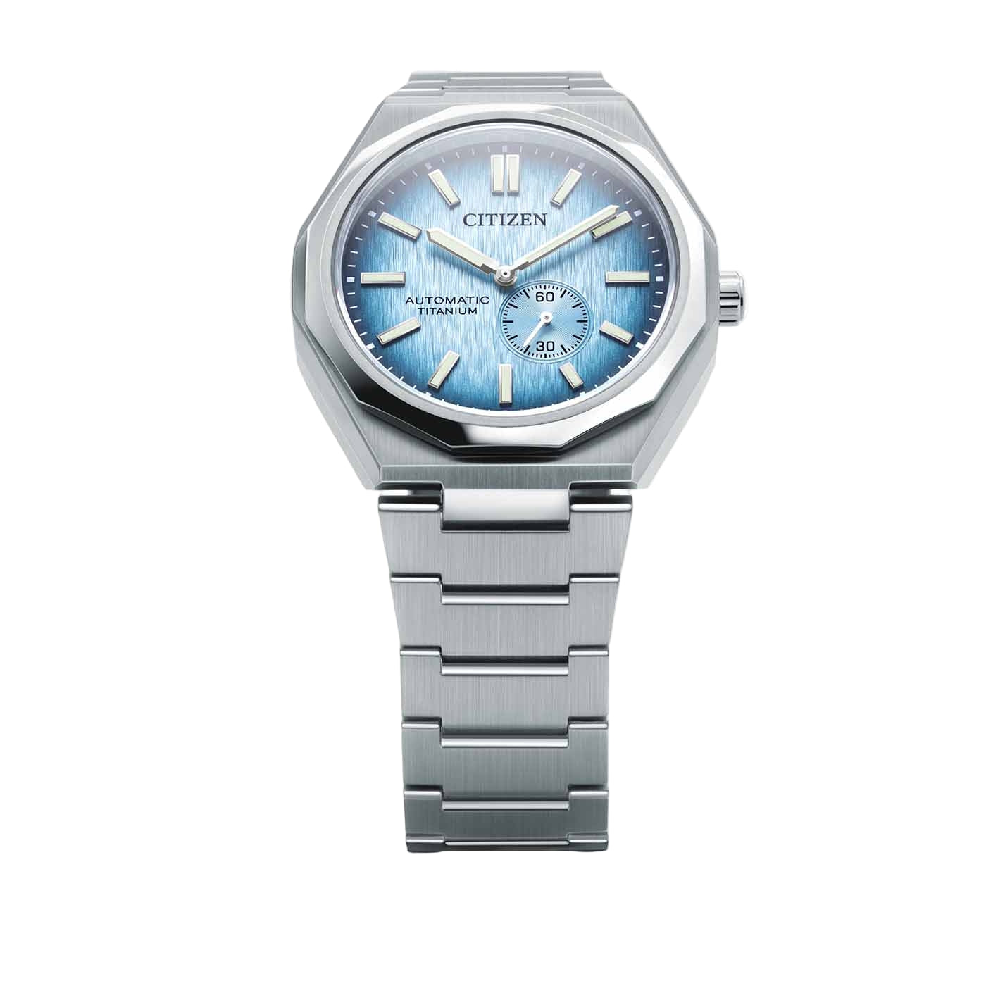 Citizen Zenshin Automatic Blue Dial Stainless Steel Watch NK5020-58L