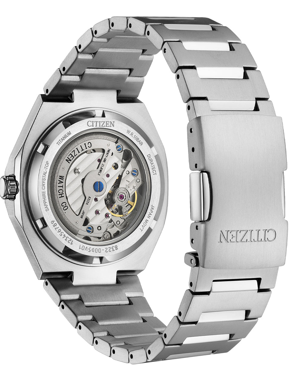 Citizen Zenshin Automatic Brown Dial Stainless Steel Watch NK5020-58P