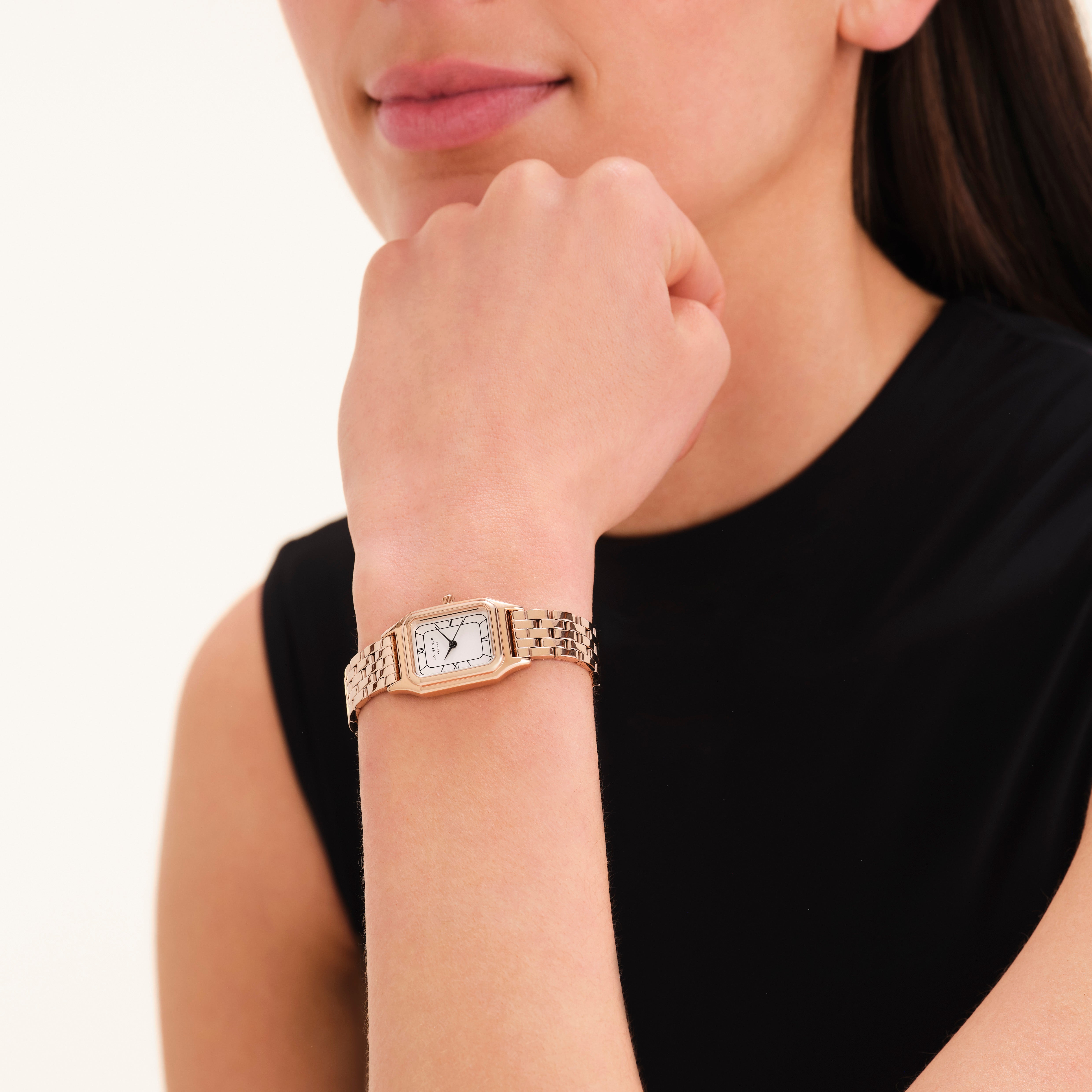 Rosefield Ivy Rose Gold Women's Watch OCWRSR-OC04 Detail