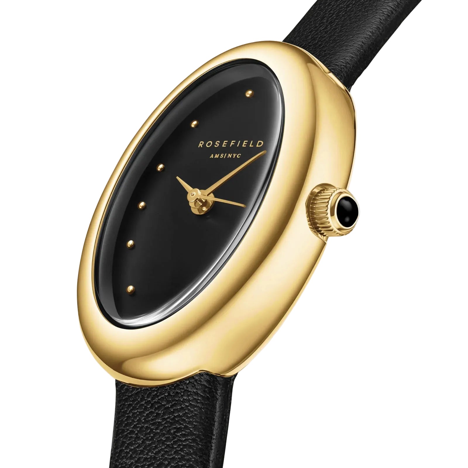 Rosefield Ovale Black Gold OVBGLC-OV18