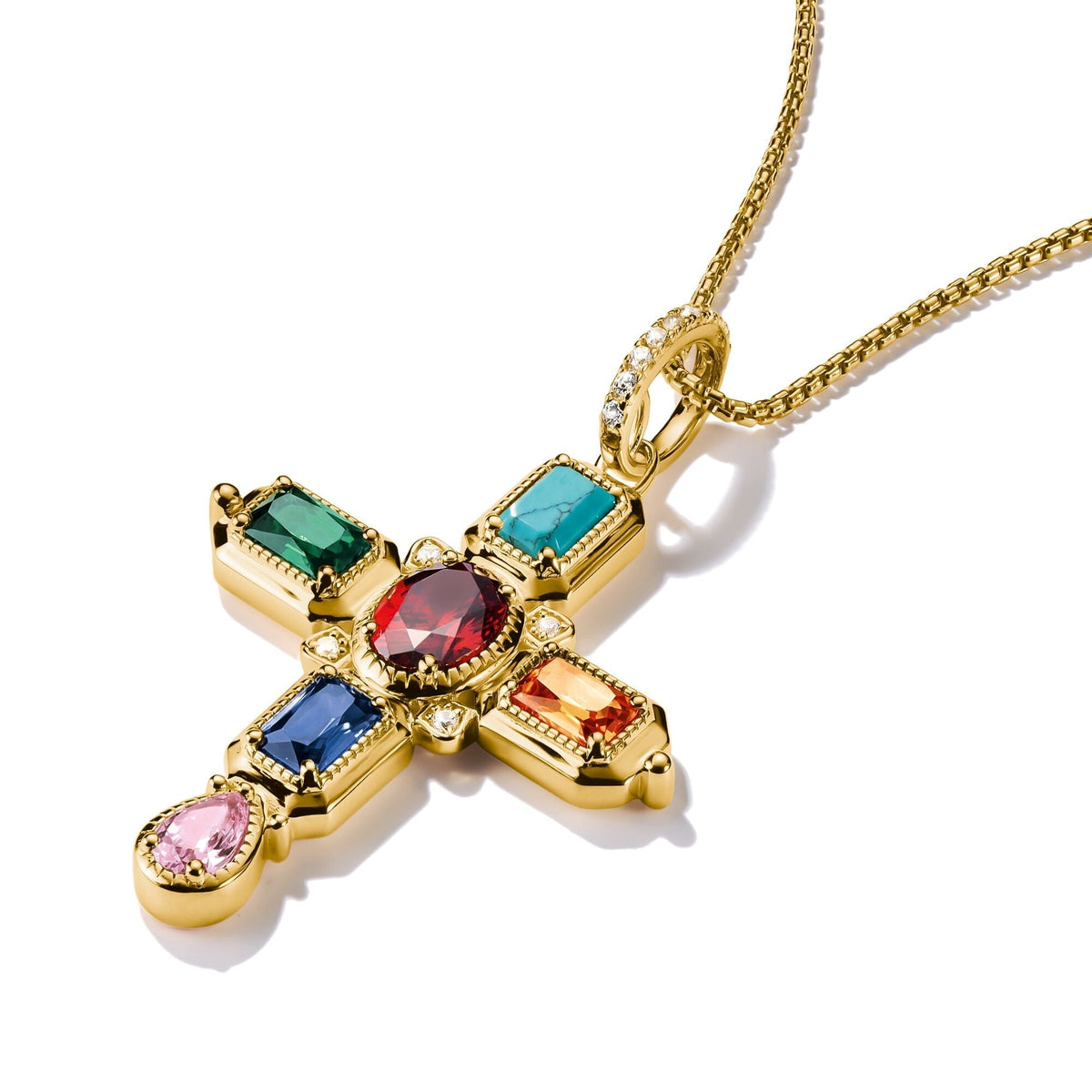 Thomas Sabo Pendant cross with stones