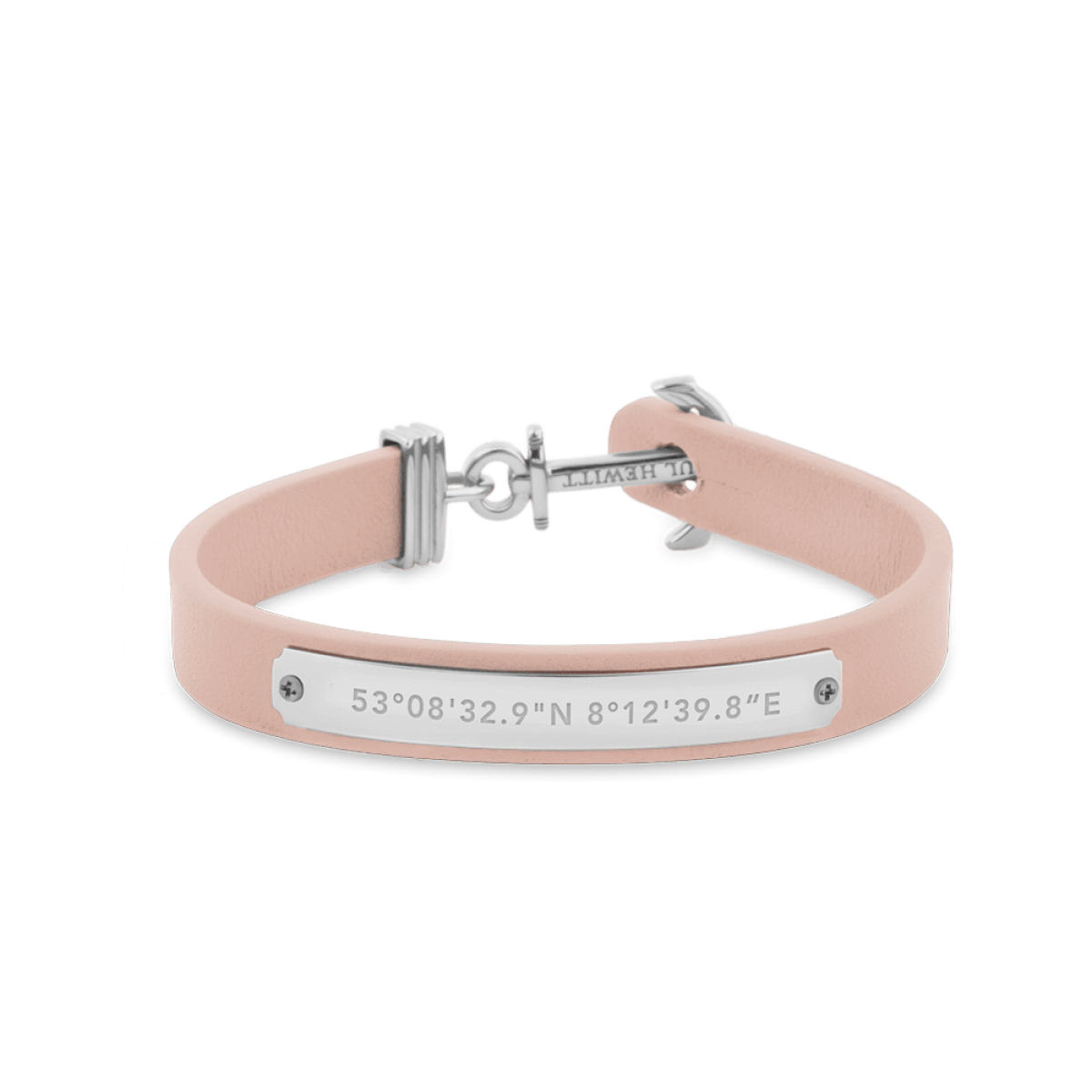 Paul Hewitt Signum Female Coordinates Silver / Nude Bracelet - L