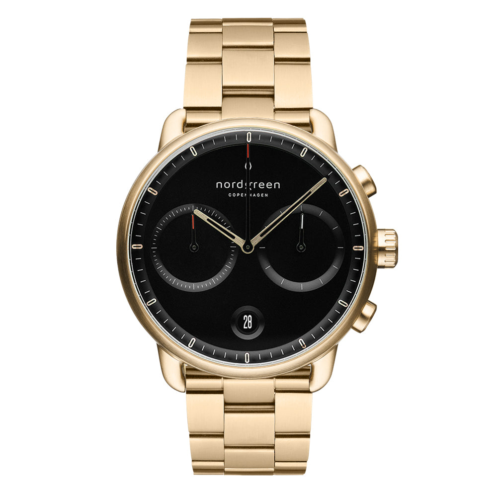 Nordgreen Pioneer 42mm Gold Watch
