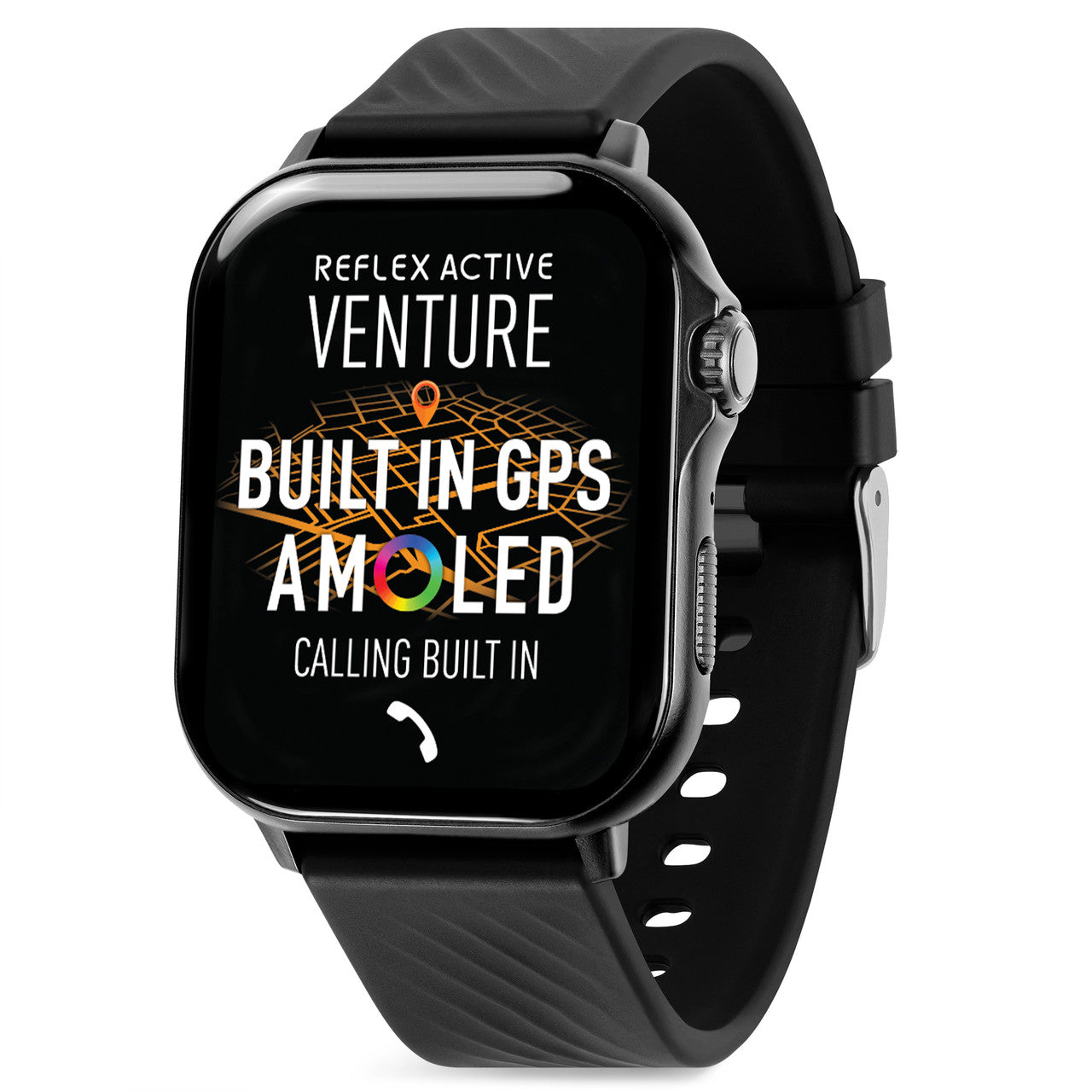 Reflex Active Venture XL Black Strap Watch