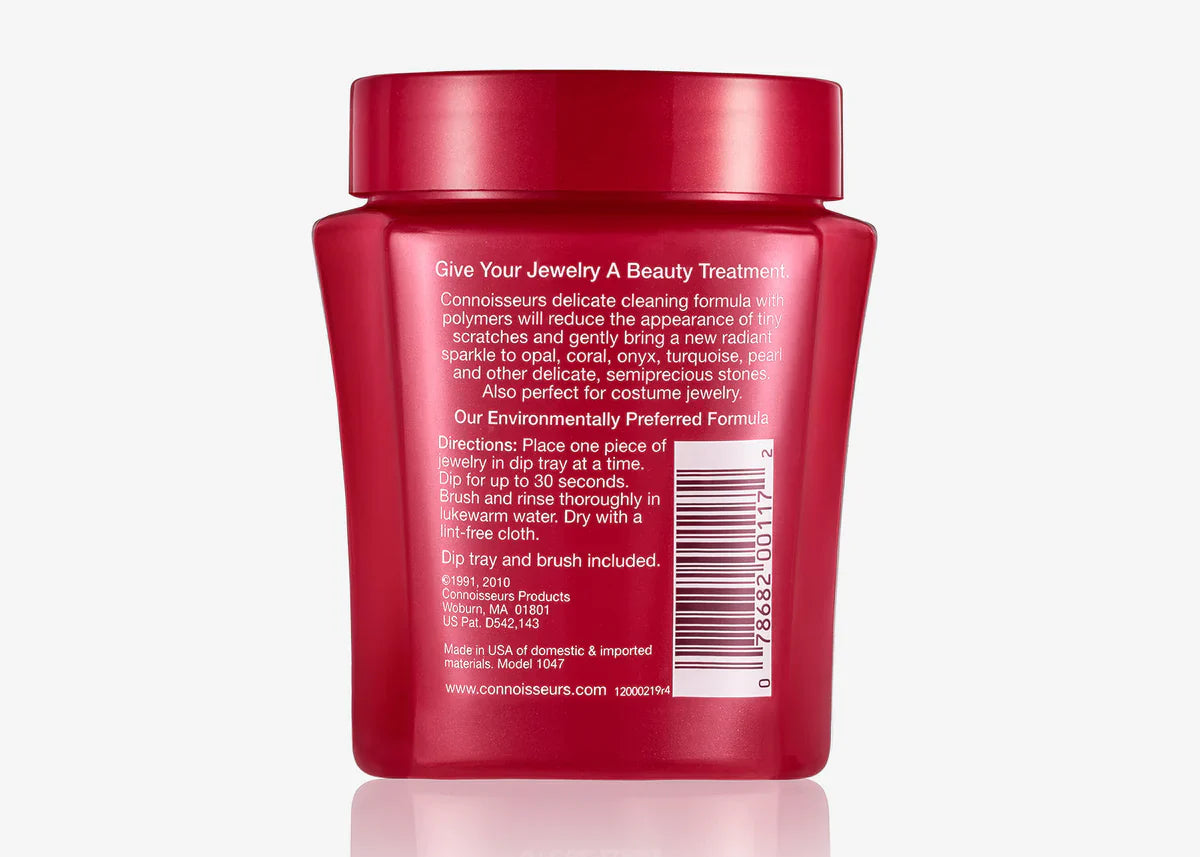 Connoisseurs Delicate Jewellery Cleaner 250ml With Dip Tray And Brush