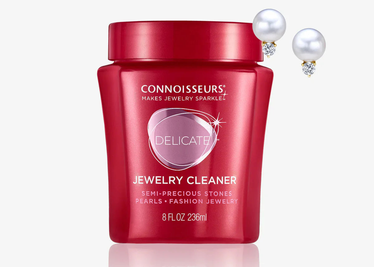 Connoisseurs Delicate Jewellery Cleaner 250ml With Dip Tray And Brush