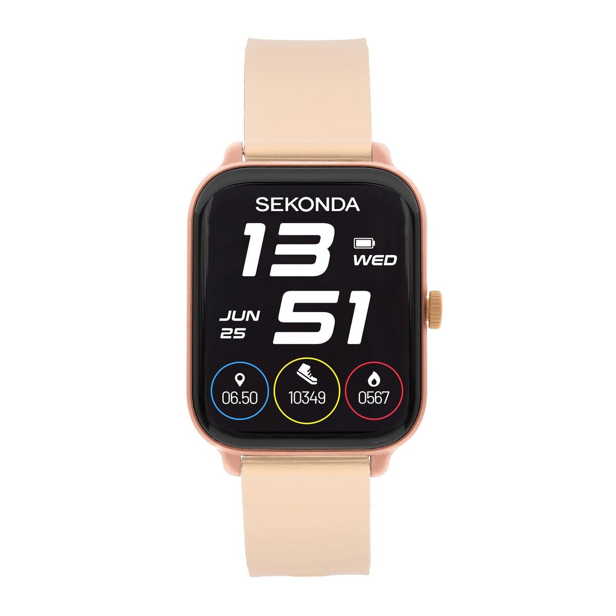 Sekonda Motion Go LCD Display 37mm Unisex Watch Pink SK30290