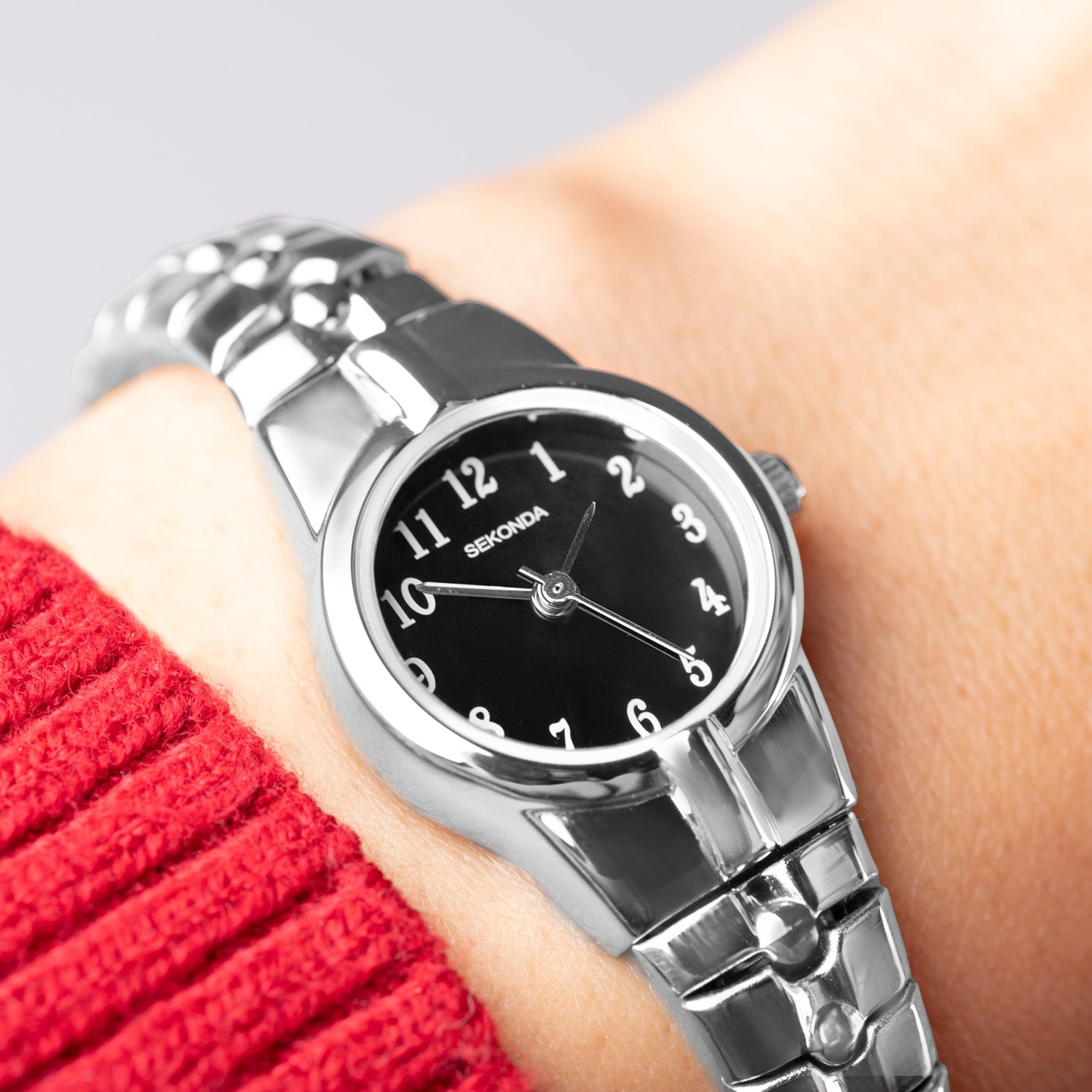 Sekonda Womens Stainless Steel Watch Mother Of Pearl Dial 19mm