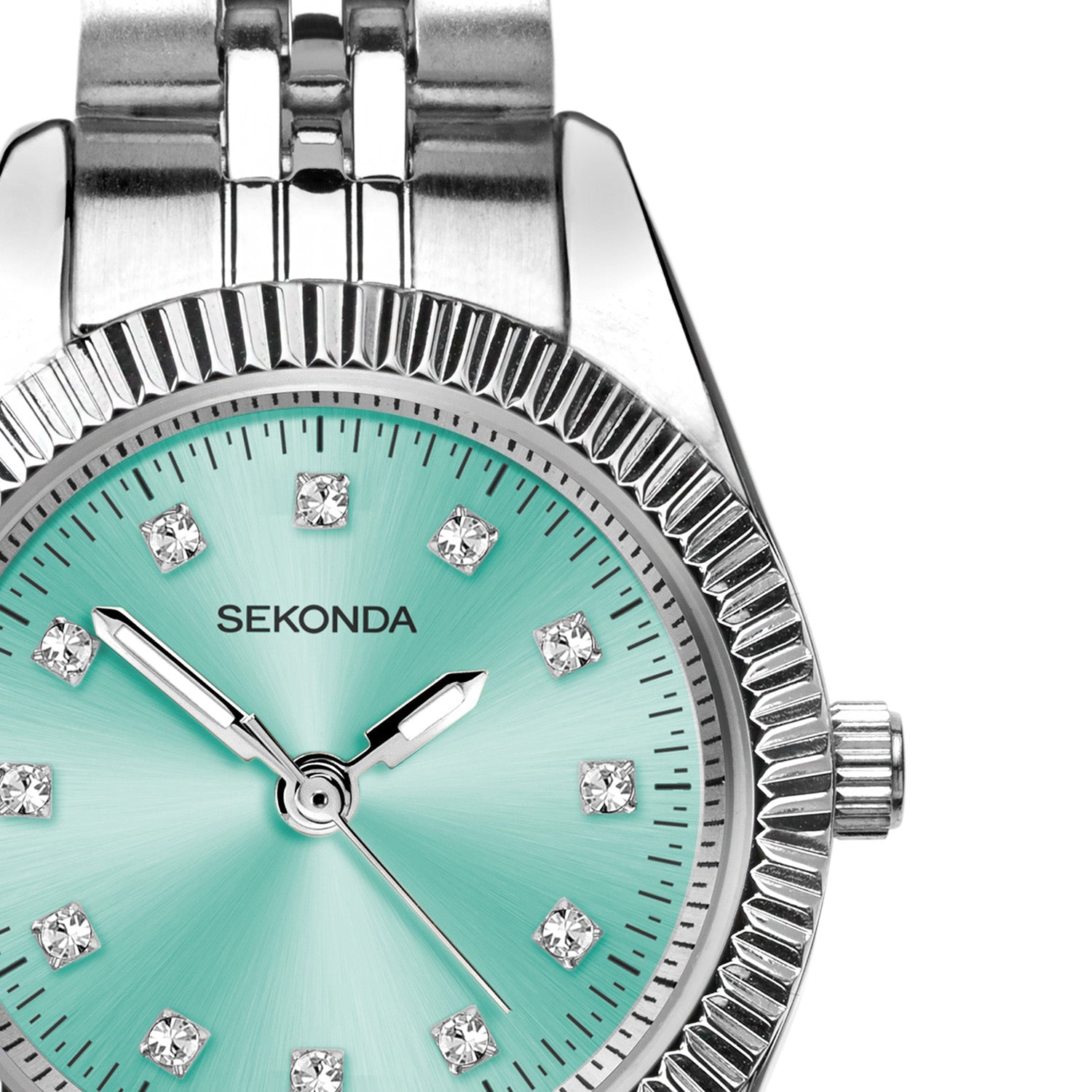 Sekonda Francis Womens Blue Dial Stainless Steel Bracelet Watch 26mm