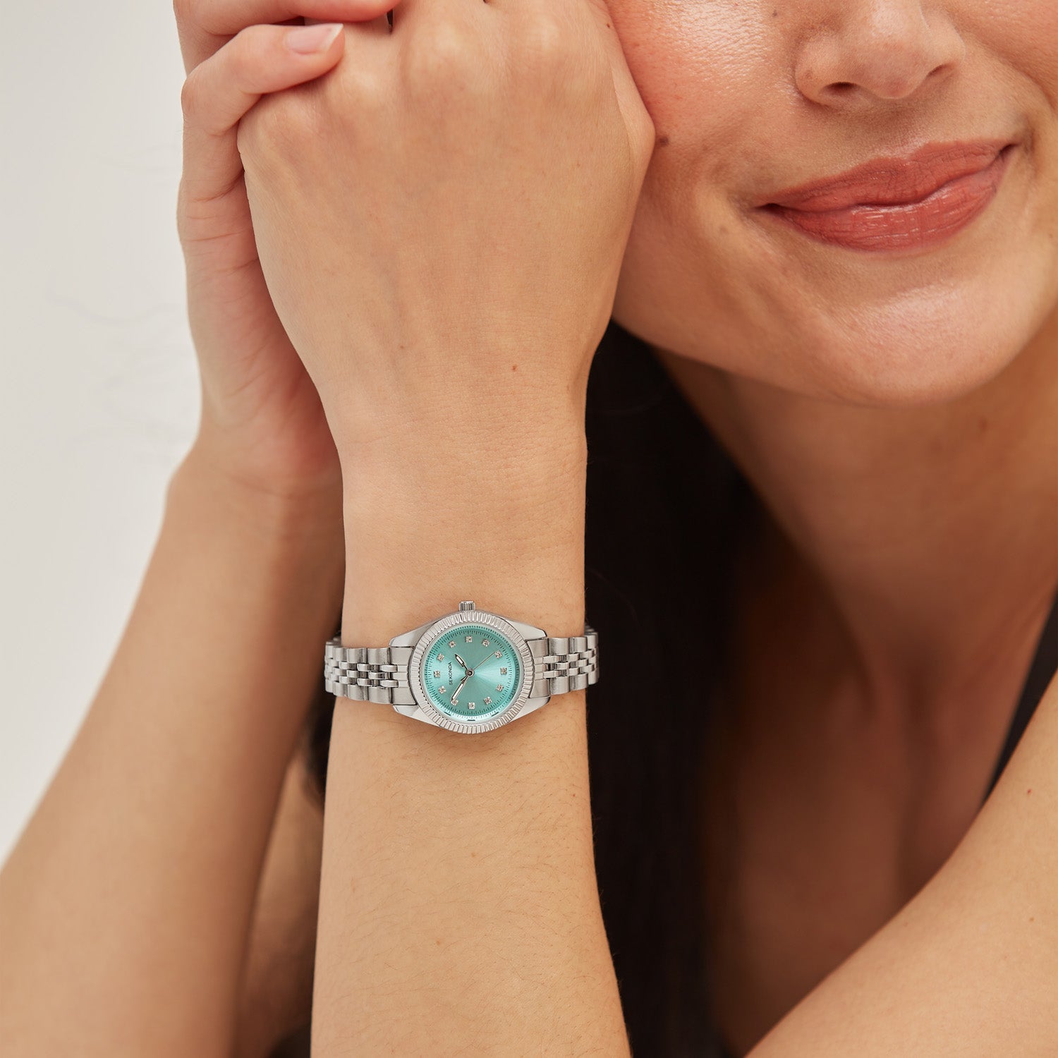 Sekonda Francis Womens Blue Dial Stainless Steel Bracelet Watch 26mm