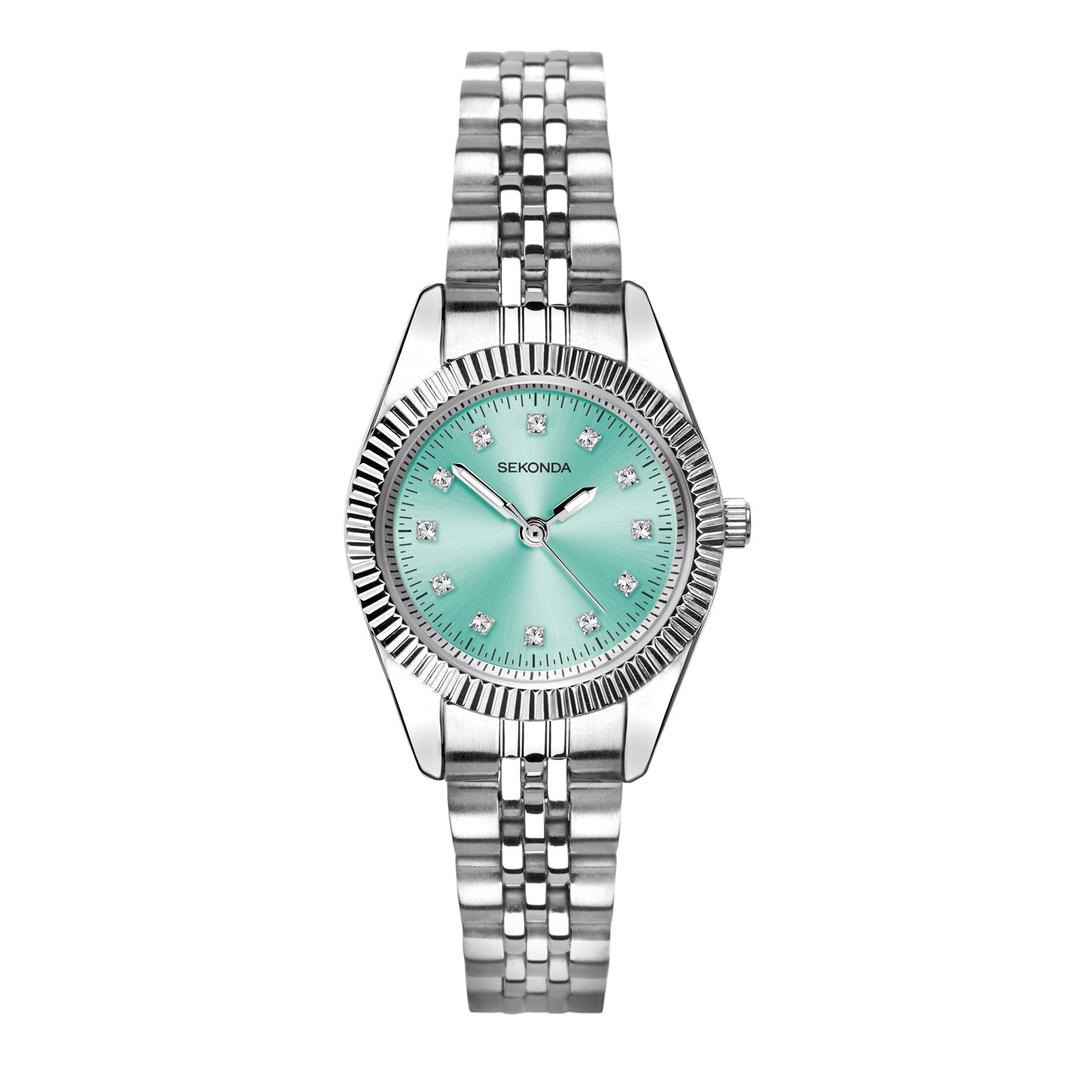 Sekonda Francis Womens Blue Dial Stainless Steel Bracelet Watch 26mm