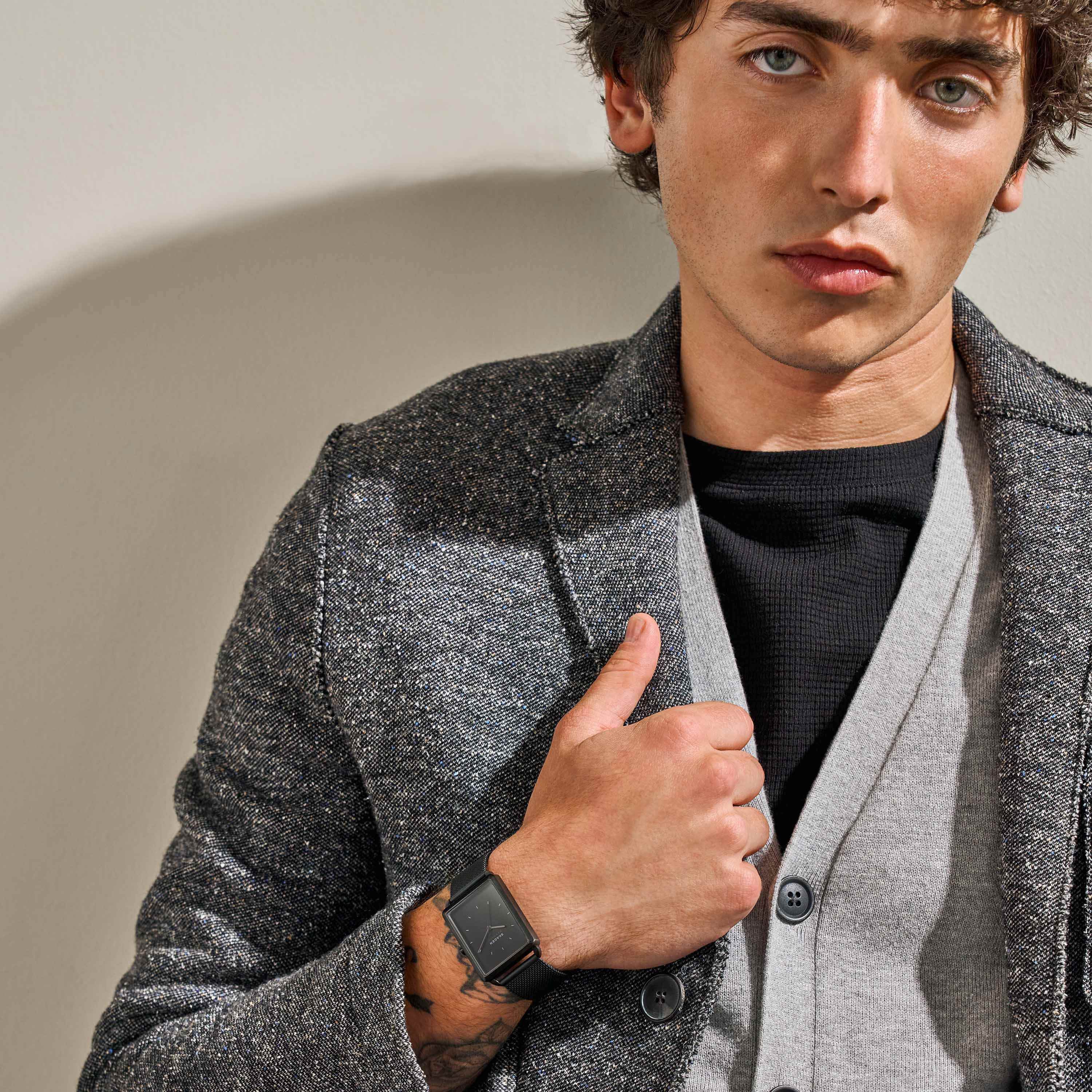 Skagen Hagen Black Dial Stainless Steel Watch SKW6928