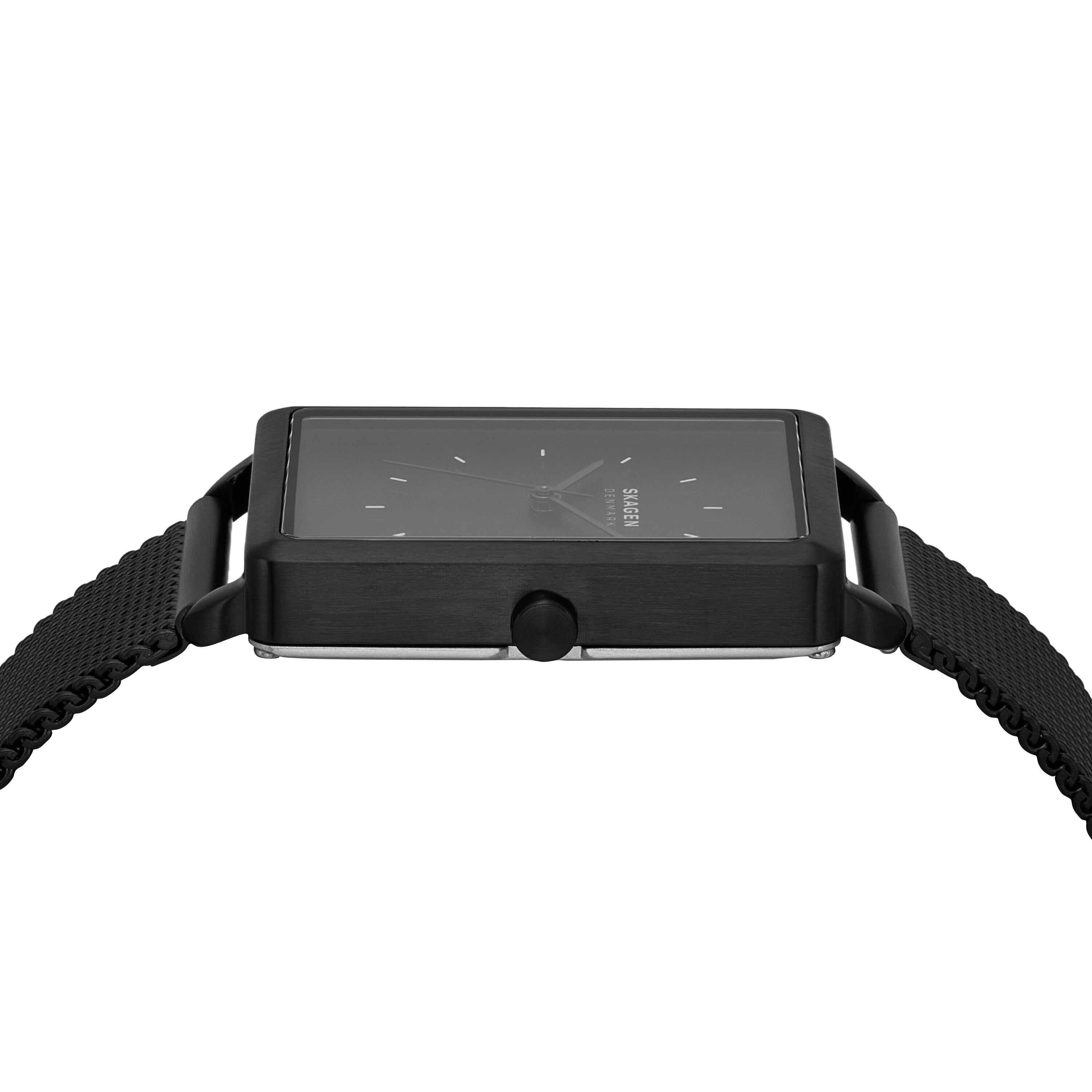 Skagen Hagen Black Dial Stainless Steel Watch SKW6928