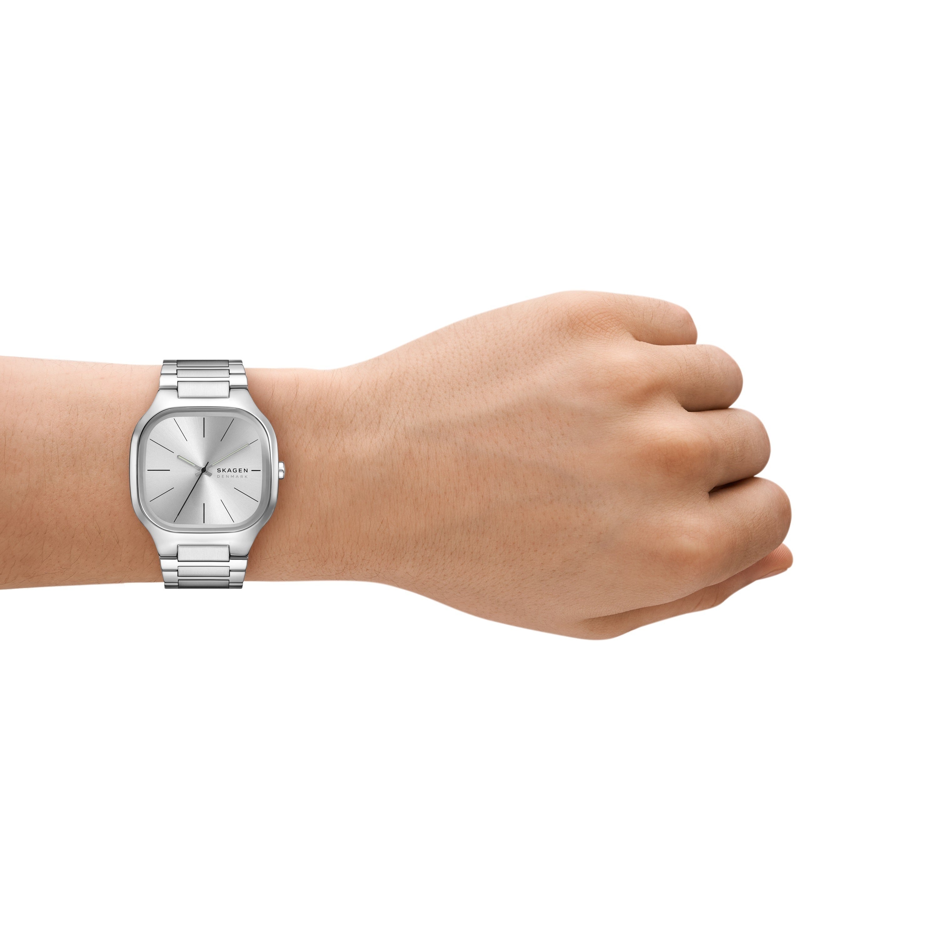 Skagen Mellem Silver Dial Silver Stainless Steel Watch SKW6934