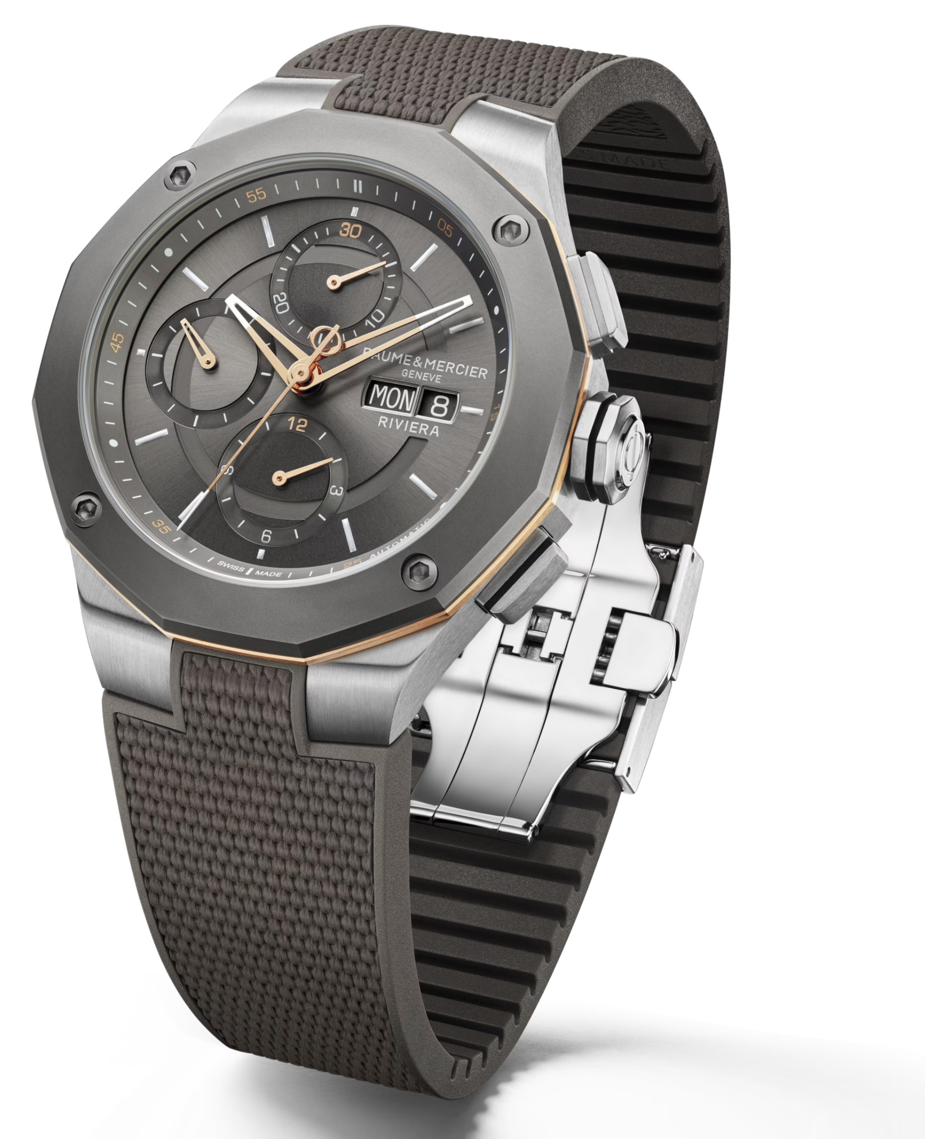 Baume & Mercier Steel Titanium Chronograph Riviera 43mm 10722