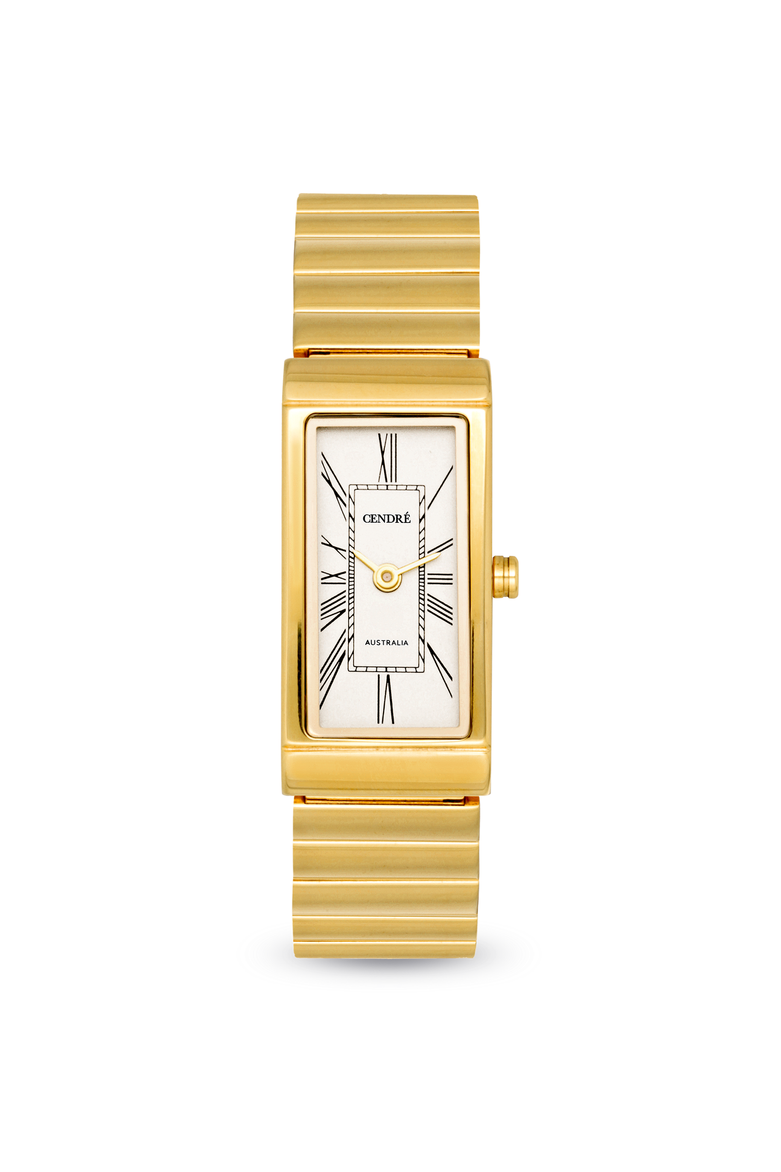 Cendré SoHo Gold Dial 18K Gold Women's Watch — front