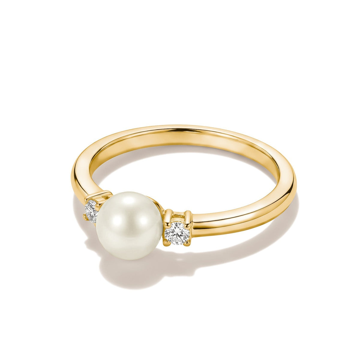Thomas Sabo Ring pearl with zirconia
