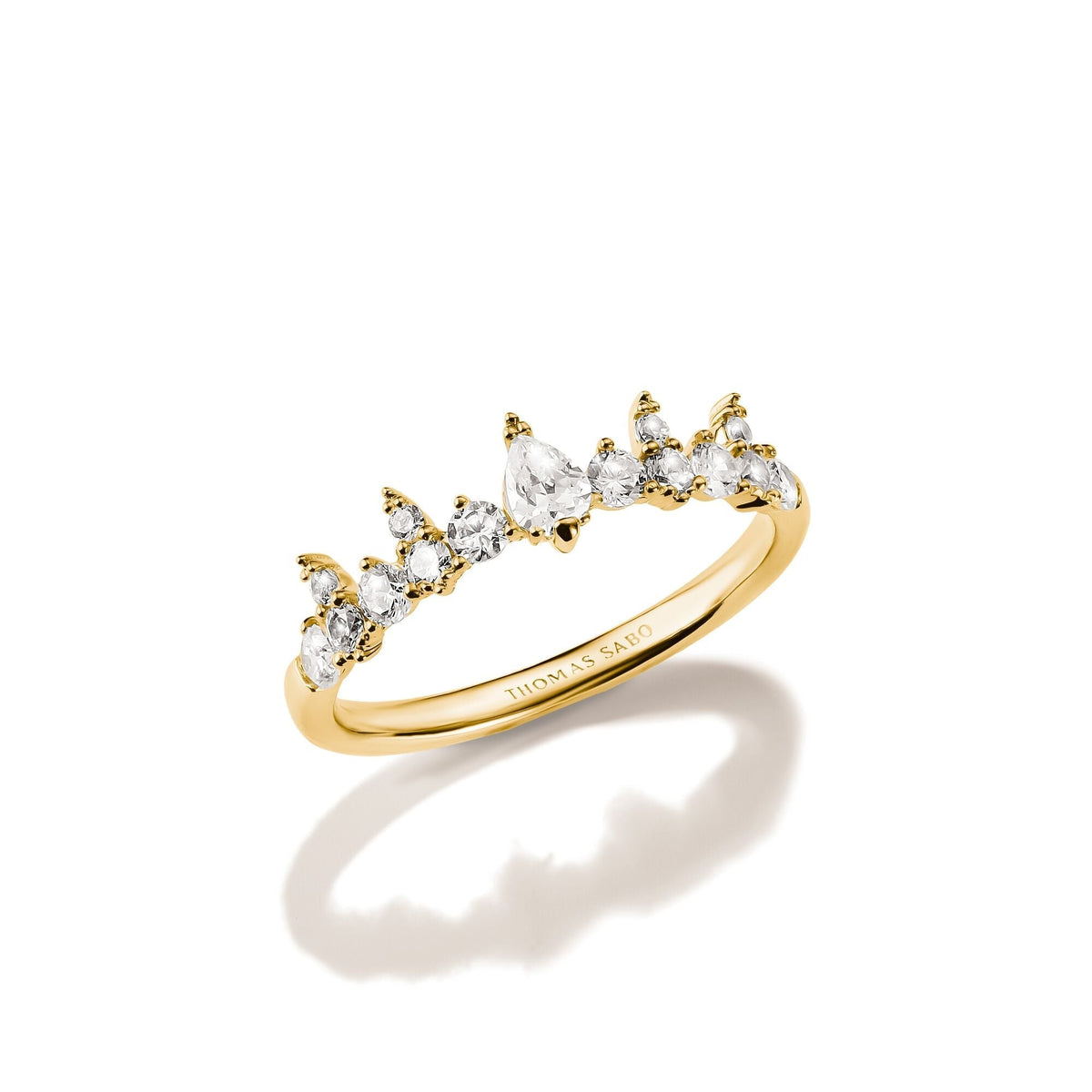 Thomas Sabo Ring with zirconia TR2552MY52 front packshot