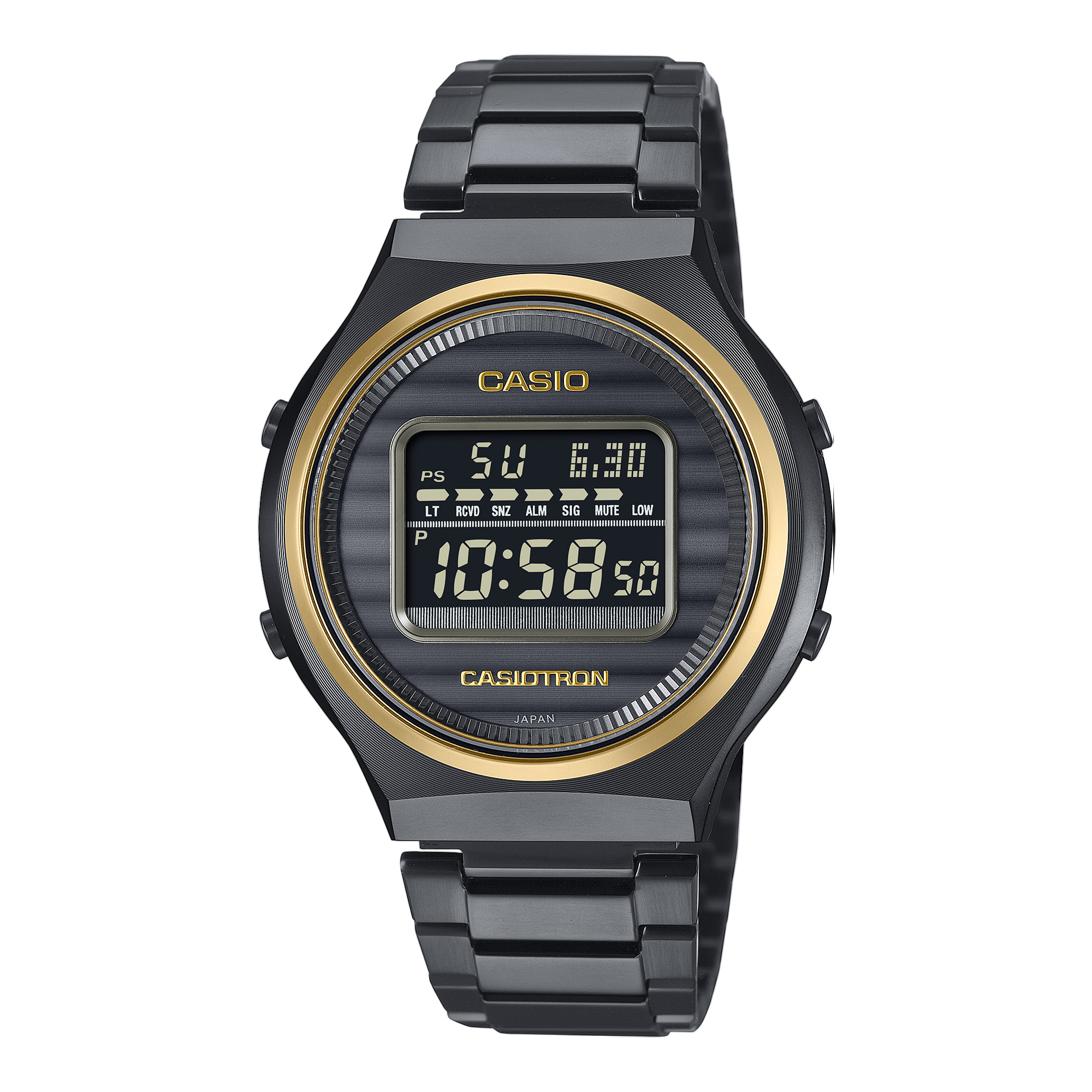 Casio Casiotron Black Stainless Steel Watch TRN50ZE-1A