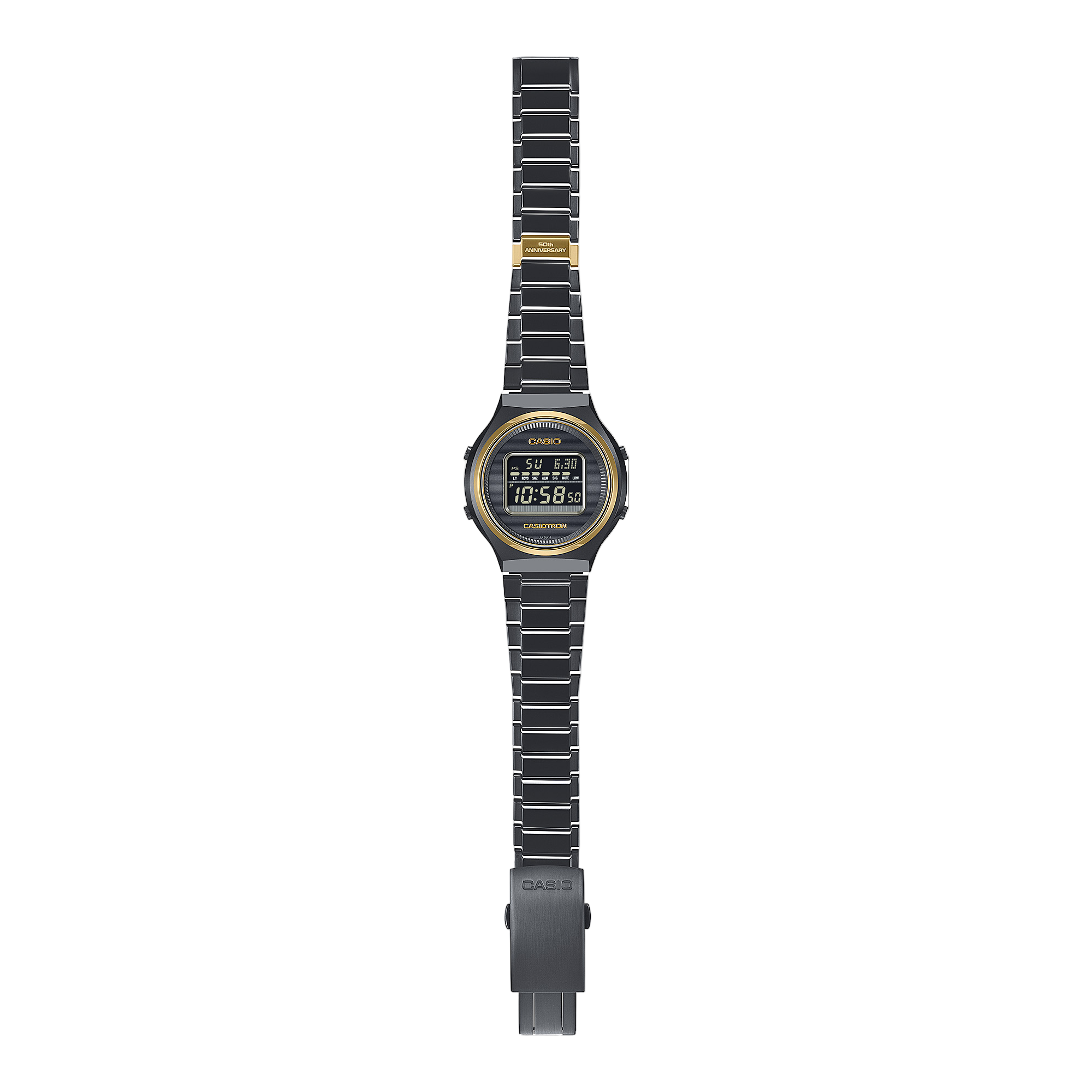 Casio Casiotron Black Stainless Steel Watch TRN50ZE-1A