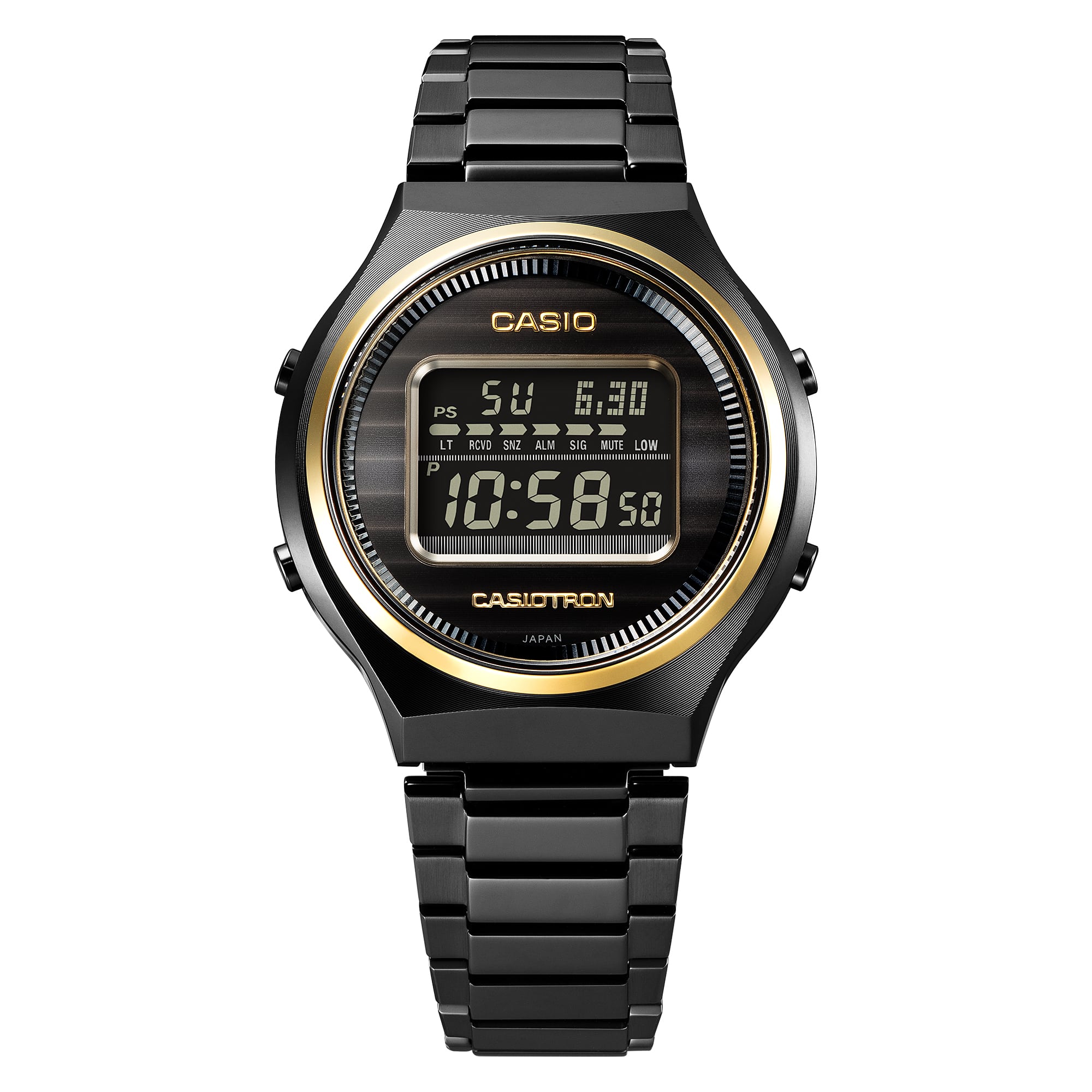 Casio Casiotron Black Stainless Steel Watch TRN50ZE-1A
