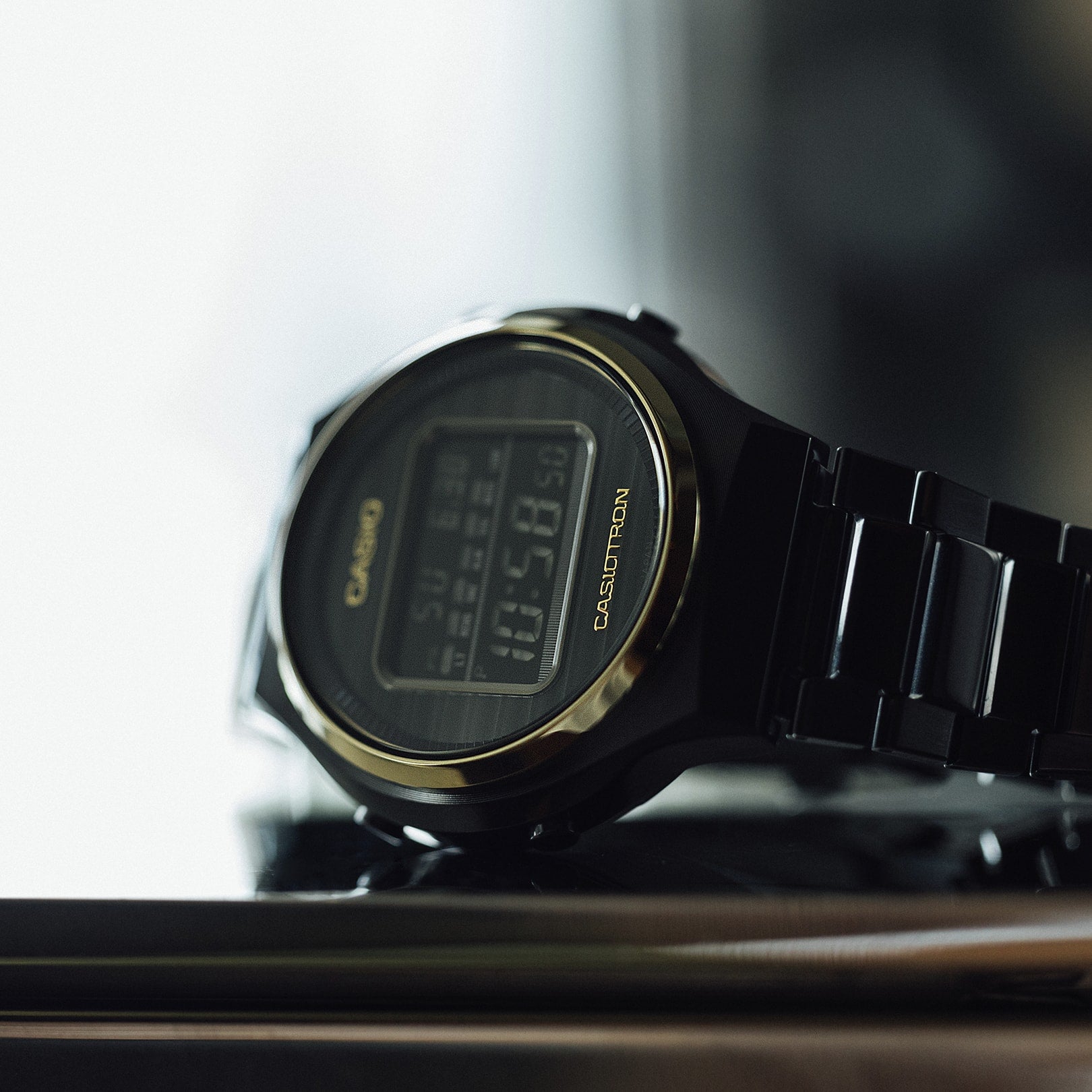 Casio Casiotron Black Stainless Steel Watch TRN50ZE-1A