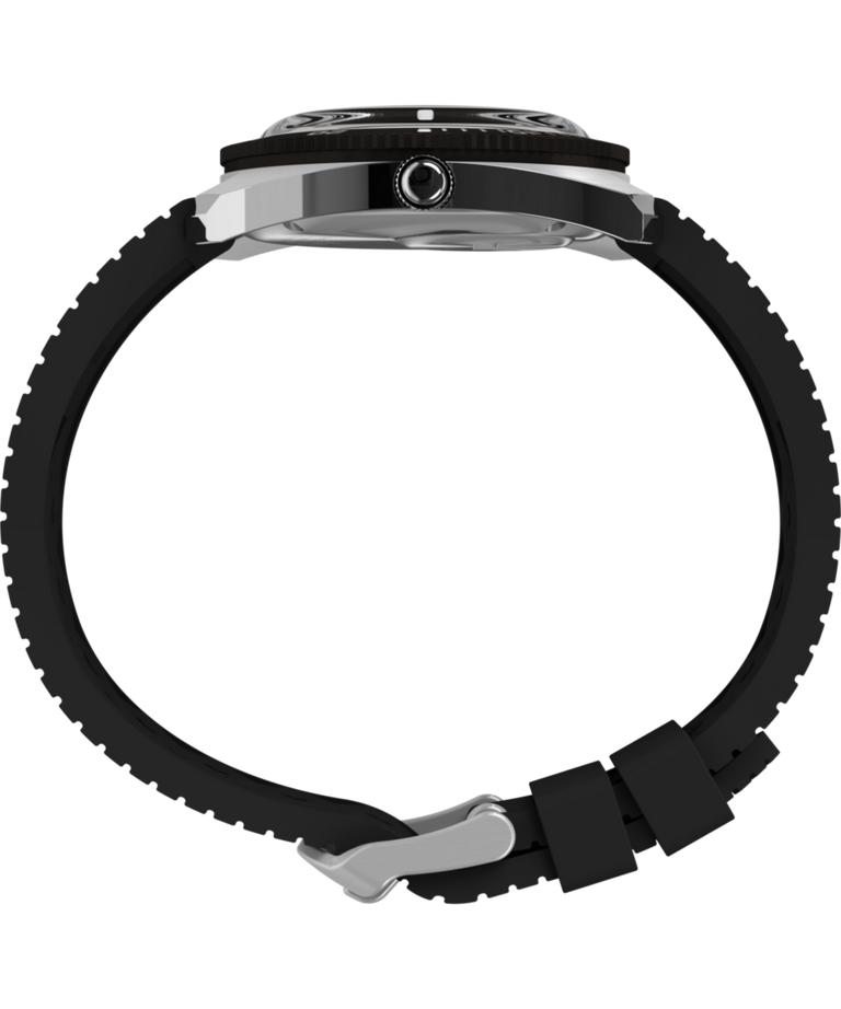 Q Timex Reissue 1971 Velocity Rubber Strap Watch TW2W22400