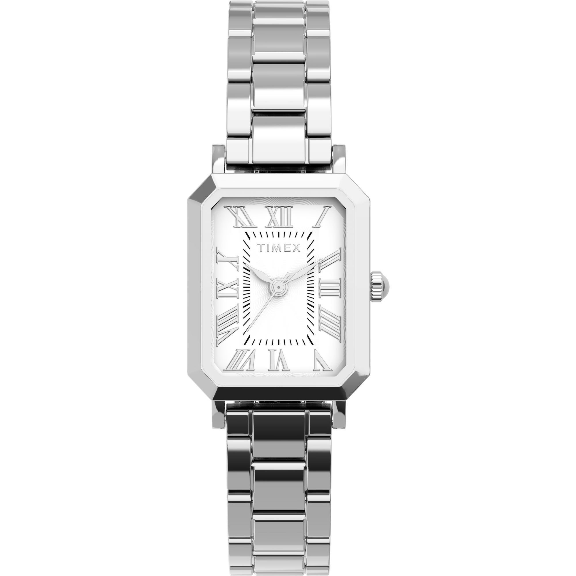 Timex Dress Silver Case and Stainless Steel Band Women's Watch TW2Y57900