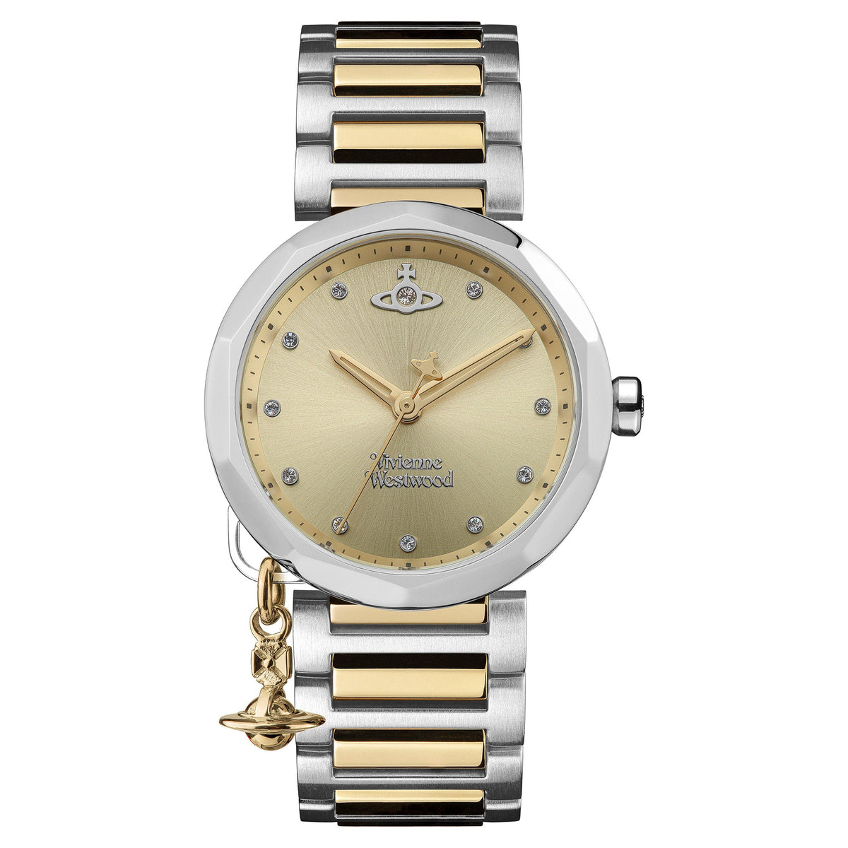 Vivienne Westwood Poplar Watch Two Tone Gold