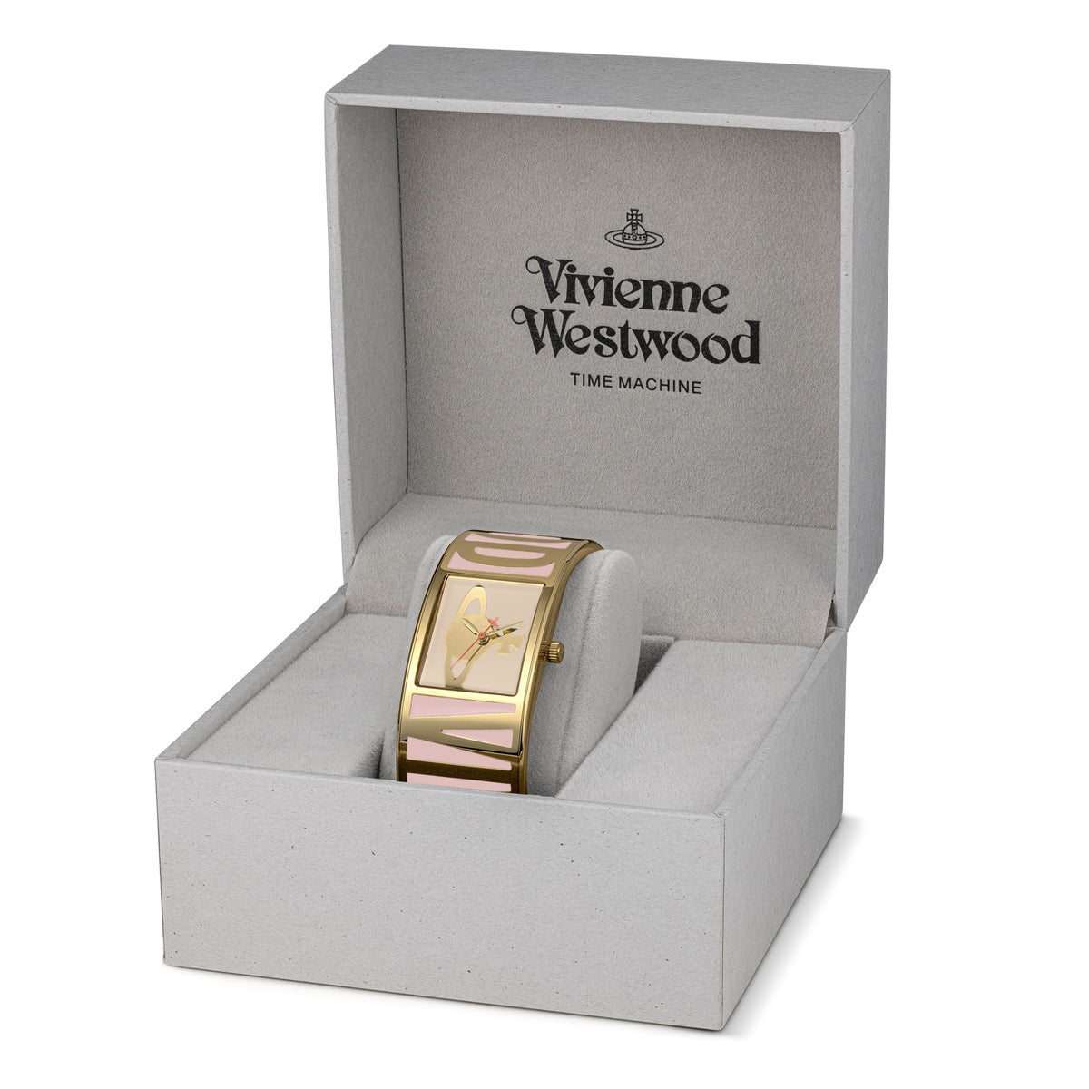 Vivienne Westwood Belvoir 25mm Pink Gold Bangle Watch