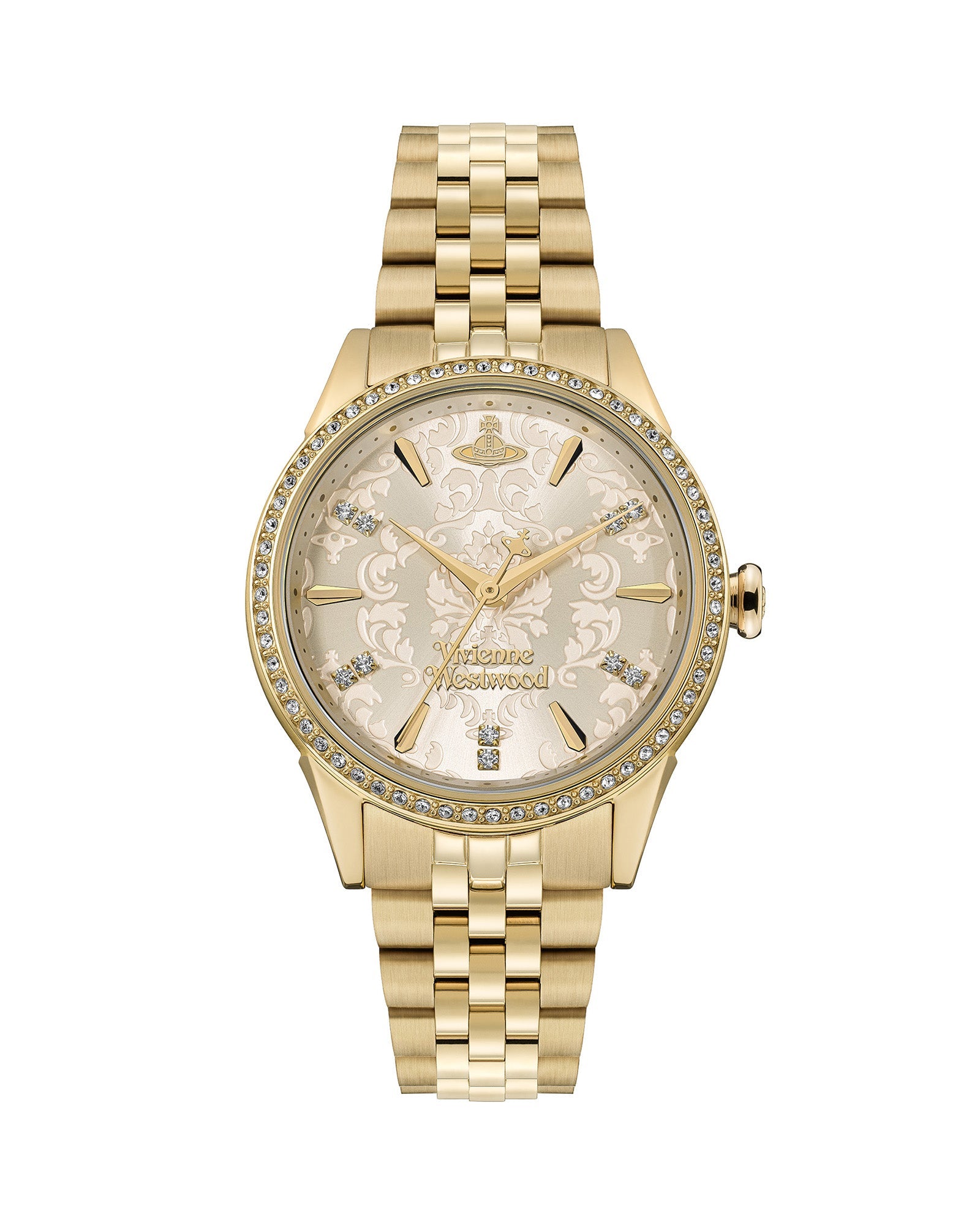Vivienne Westwood Little Wallace 32MM Gold Dial Gold Watch