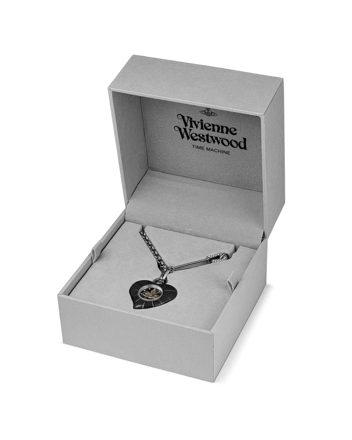 Vivienne Westwood Heart Pendant 32mm Black Watch