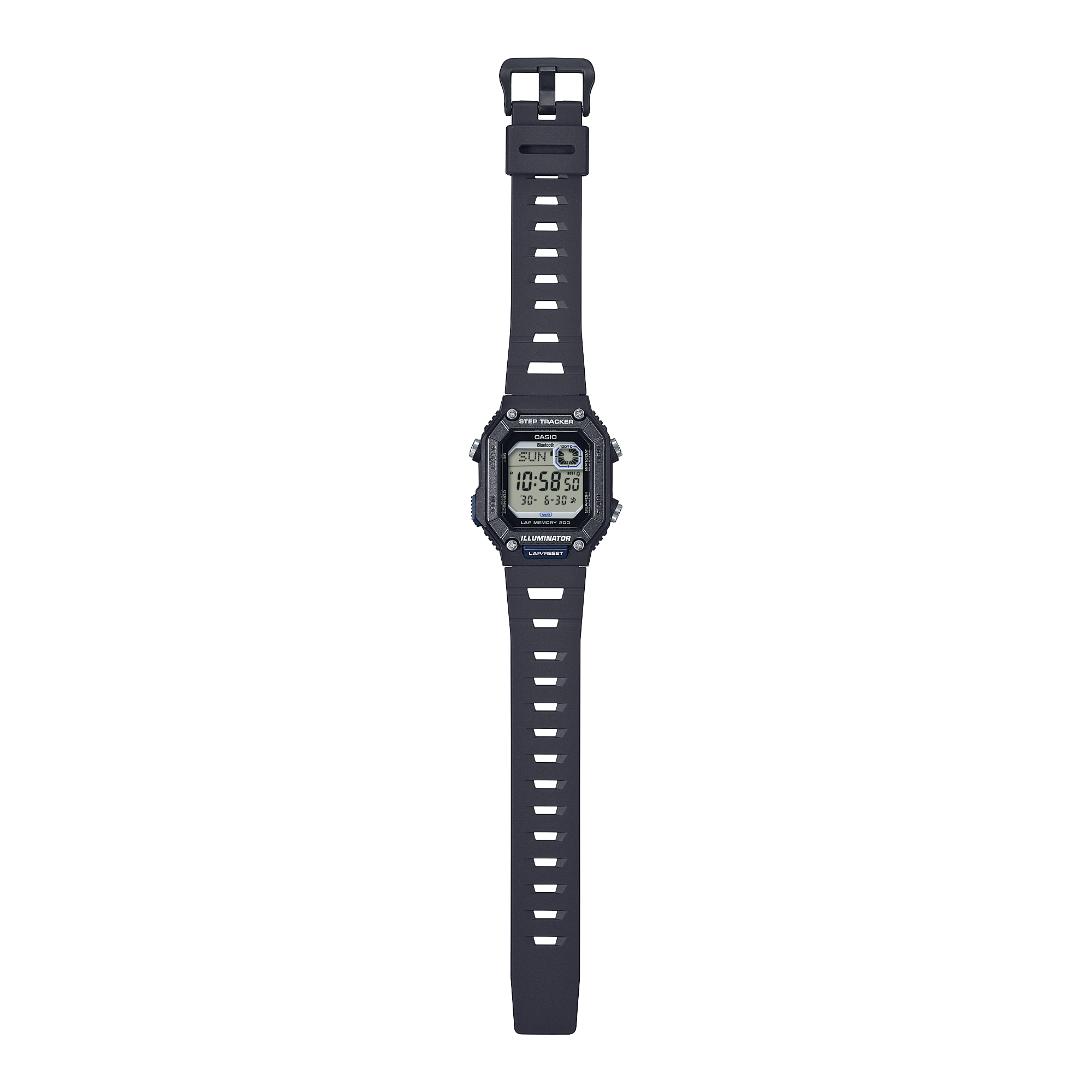 Casio Collection Standard Black Resin Band Watch WSB1000-1A