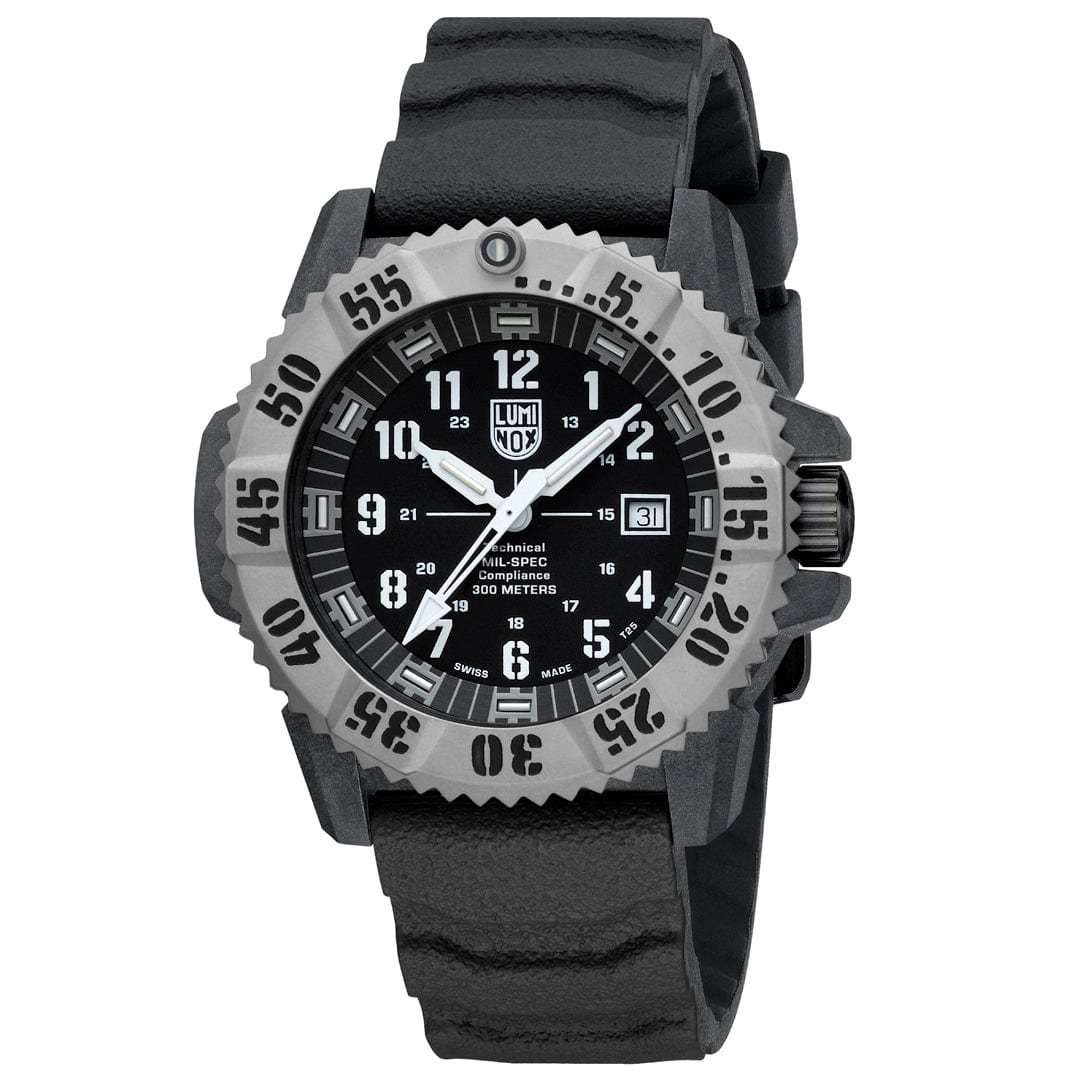 Luminox Mil-Spec Black Dial Grey Rubber Strap 46MM Watch XL.3351.1.SET