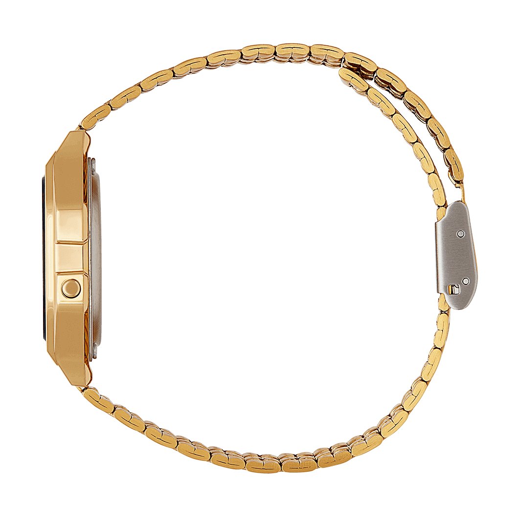 Casio Digital Alarm Chrono Stainless Steel Mens Watch A159WGEA-1D