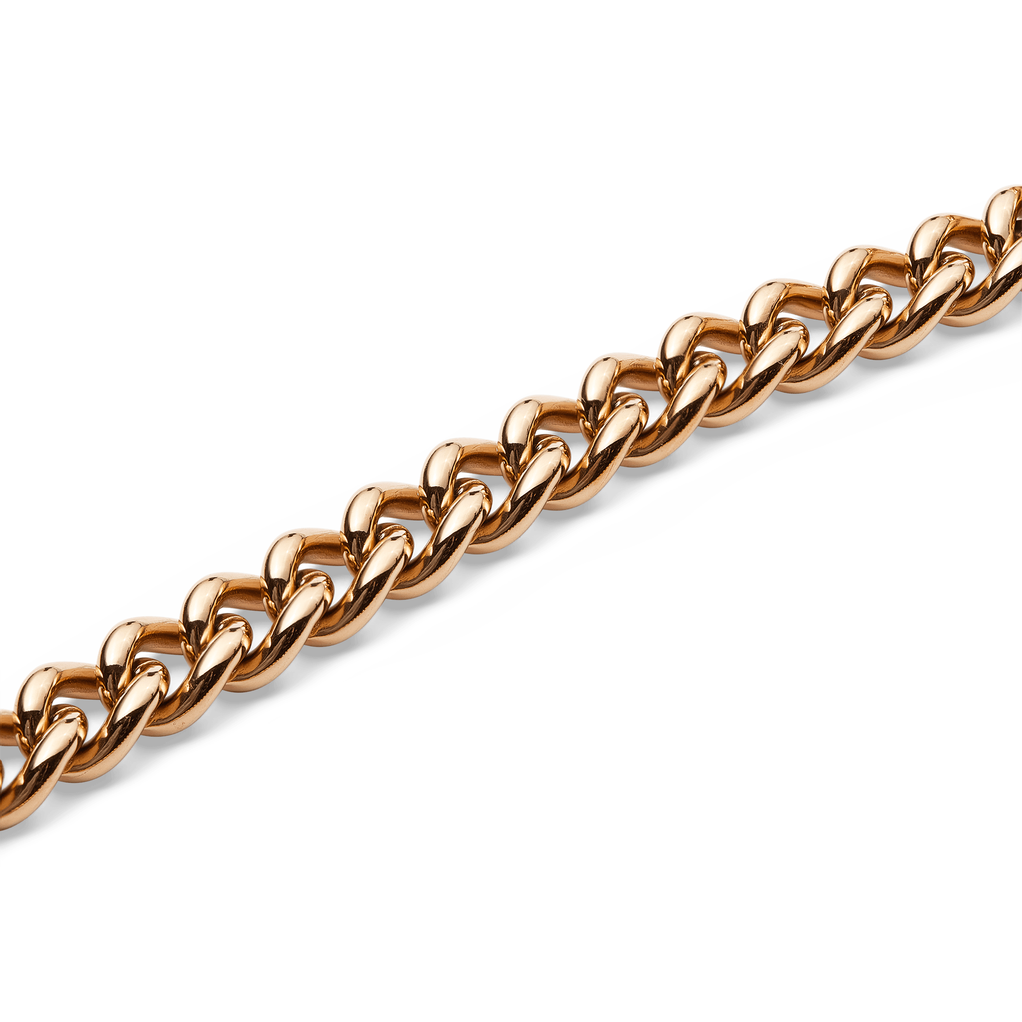 Daniel Wellington Chunky Chain Necklace Rose Gold