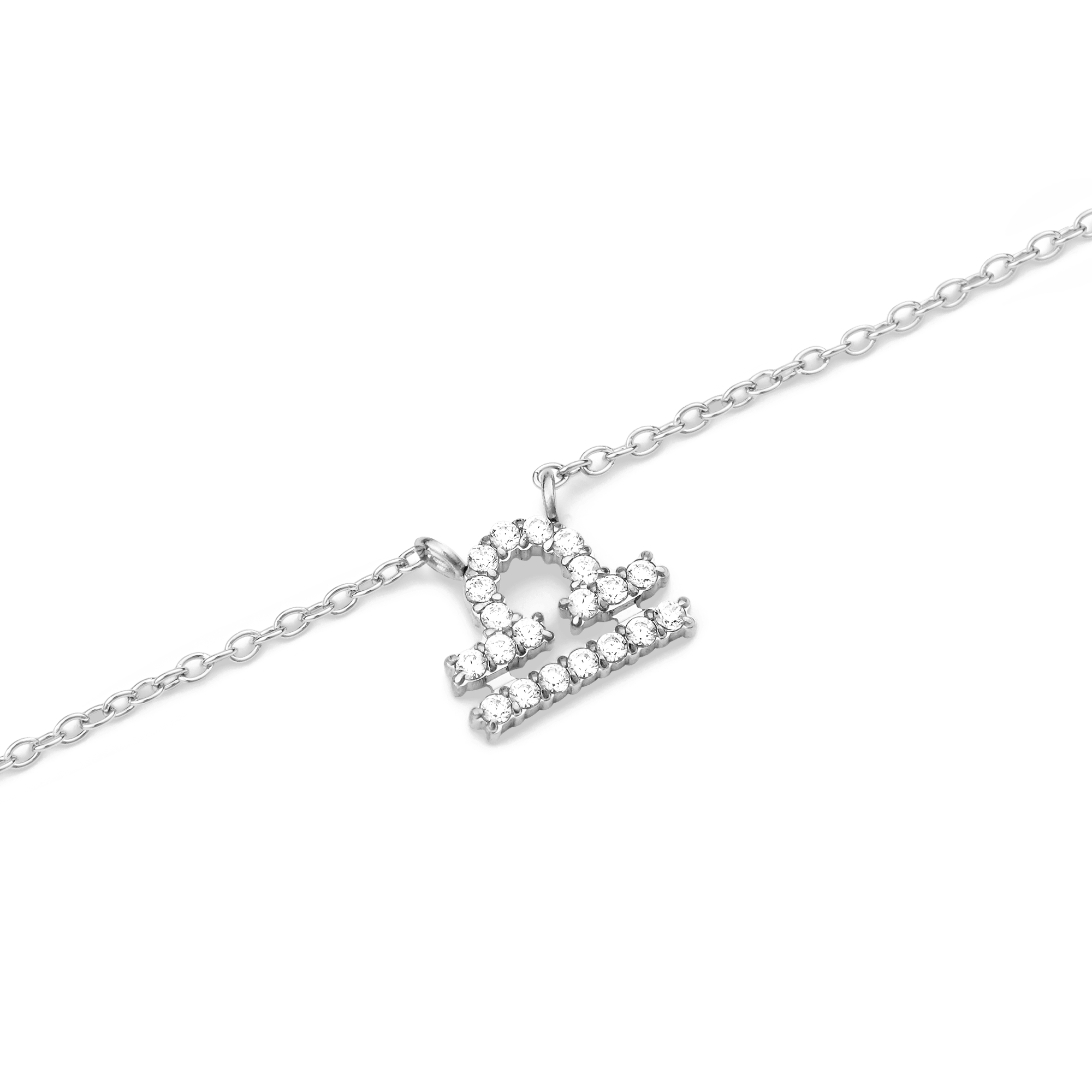 Daniel Wellington Zodiac Crystal Necklace Silver