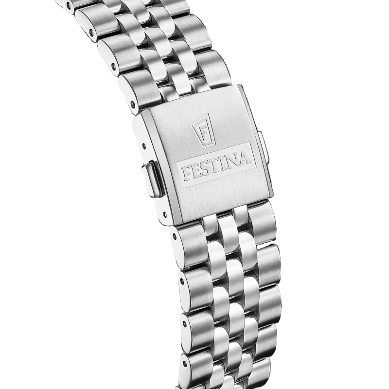 Festina Swiss Made Automatic White Dial Stainless Steel Men’s Watch F20090/1