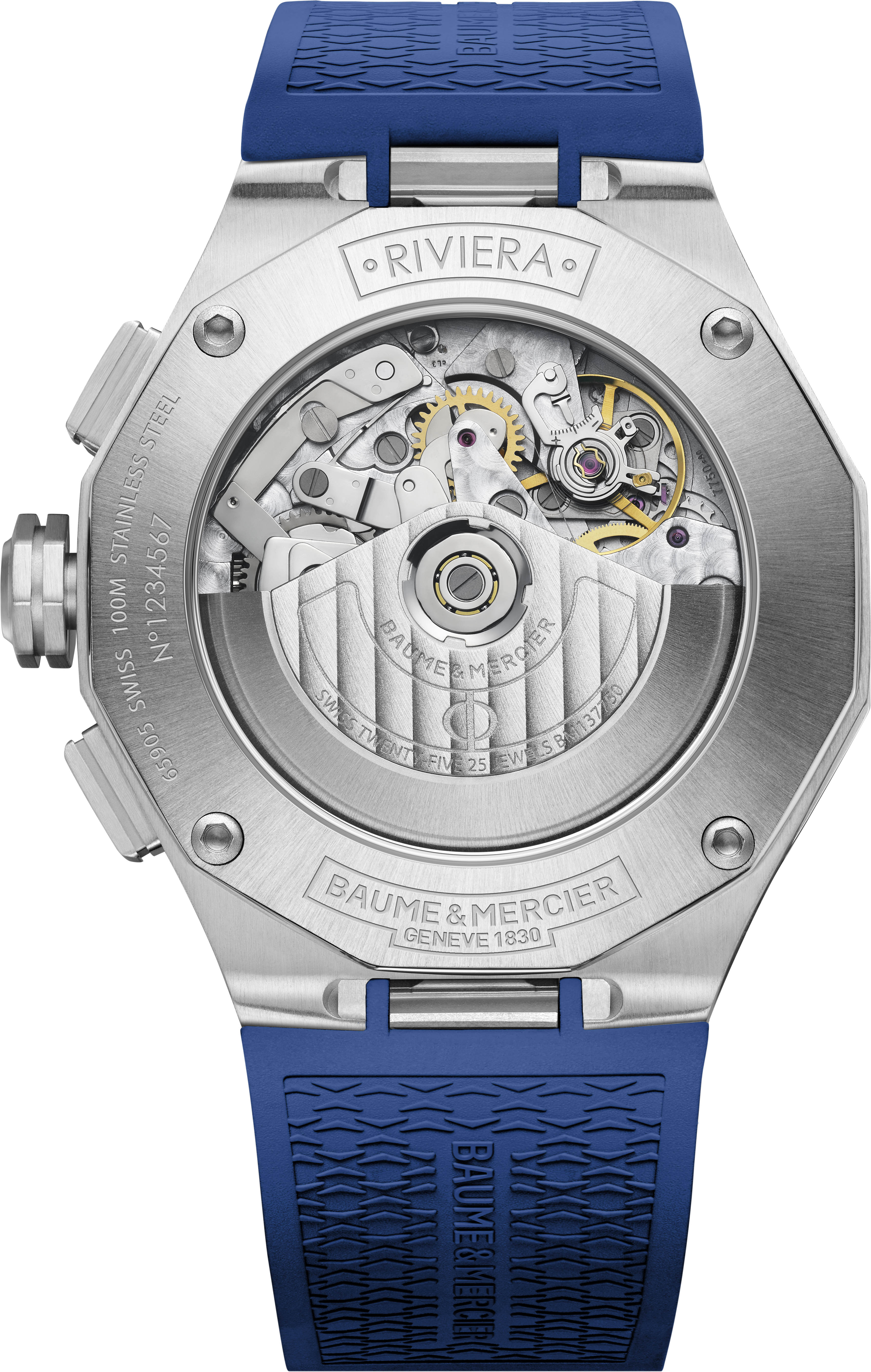 Baume & Mercier Riviera Blue Automatic 43mm Watch M0A10623