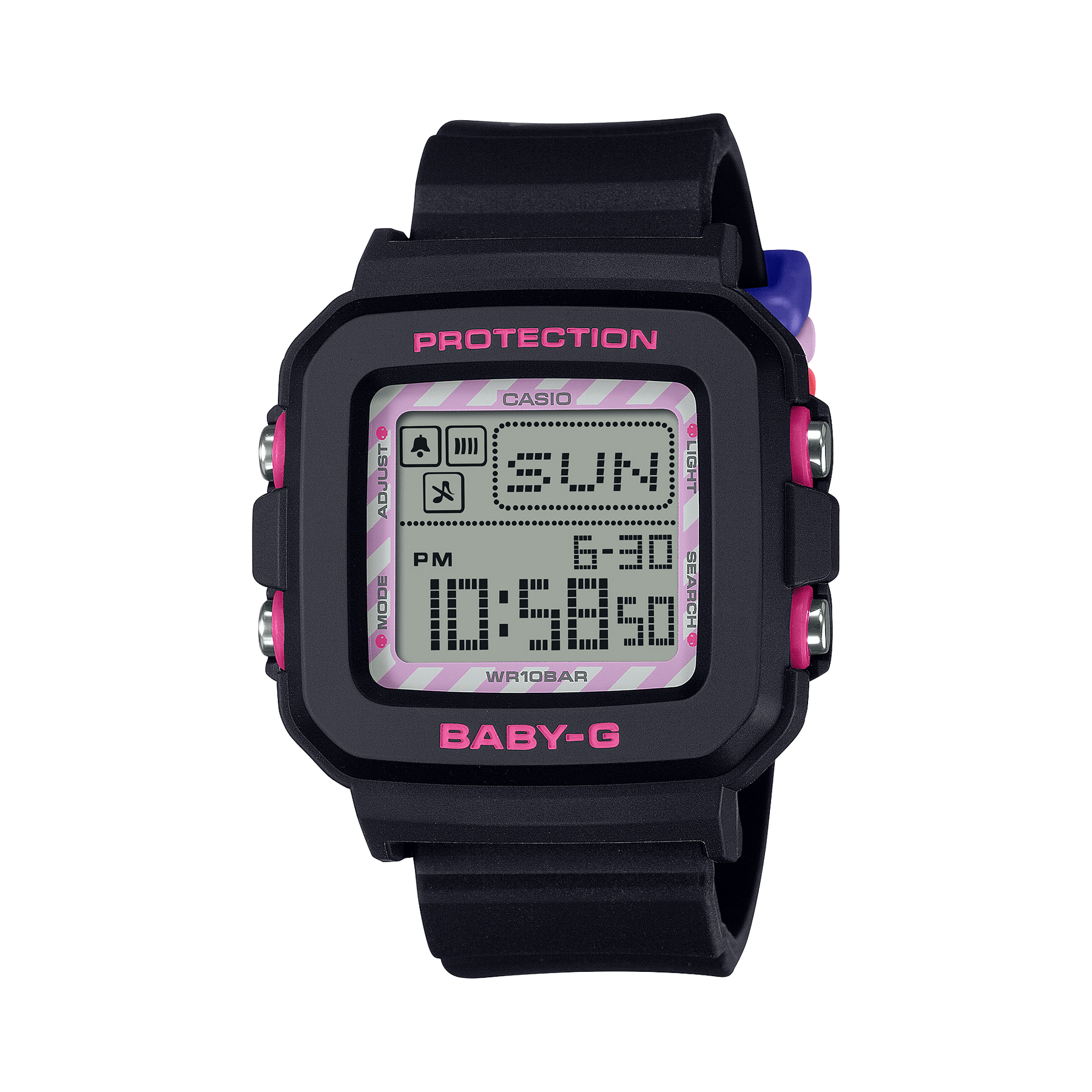 Baby G Kuromi Collaboration Black Resin Band Watch BGD10KKM-1D