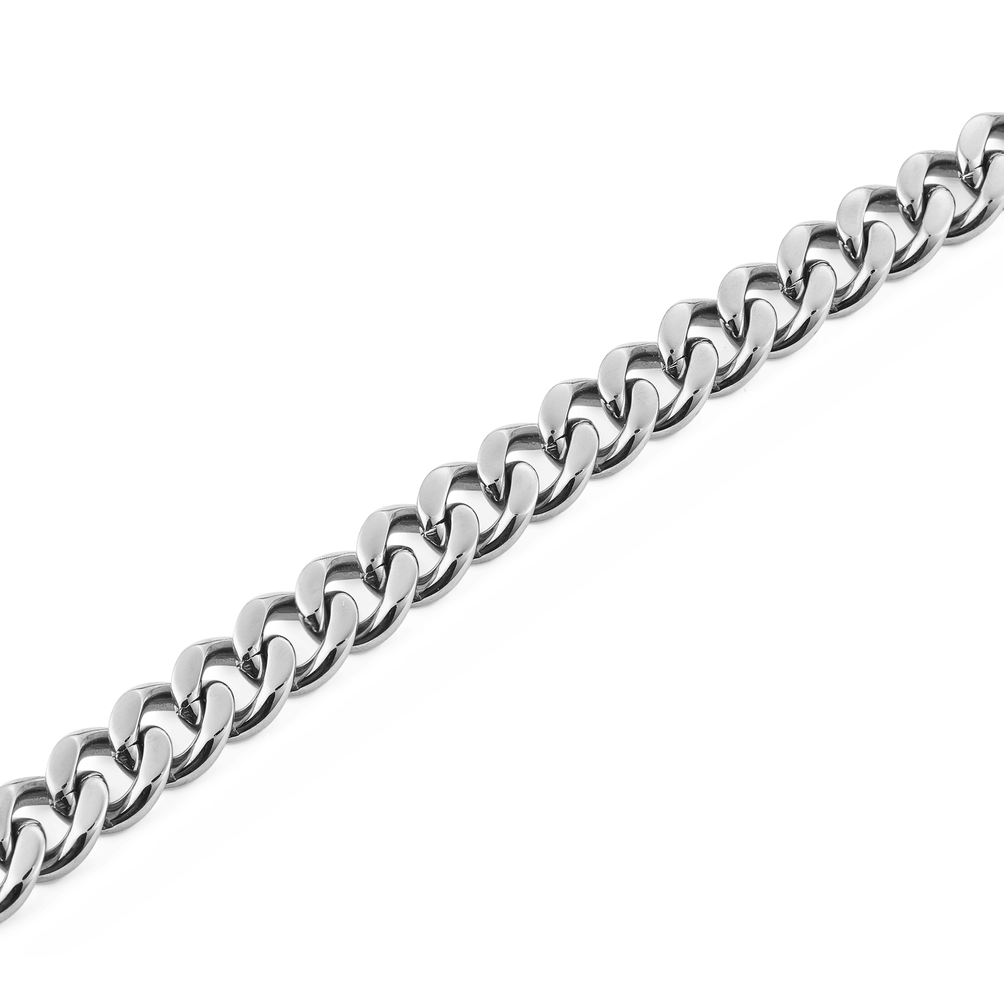 Daniel Wellington Ellipse Cuban Chain Necklace Silver
