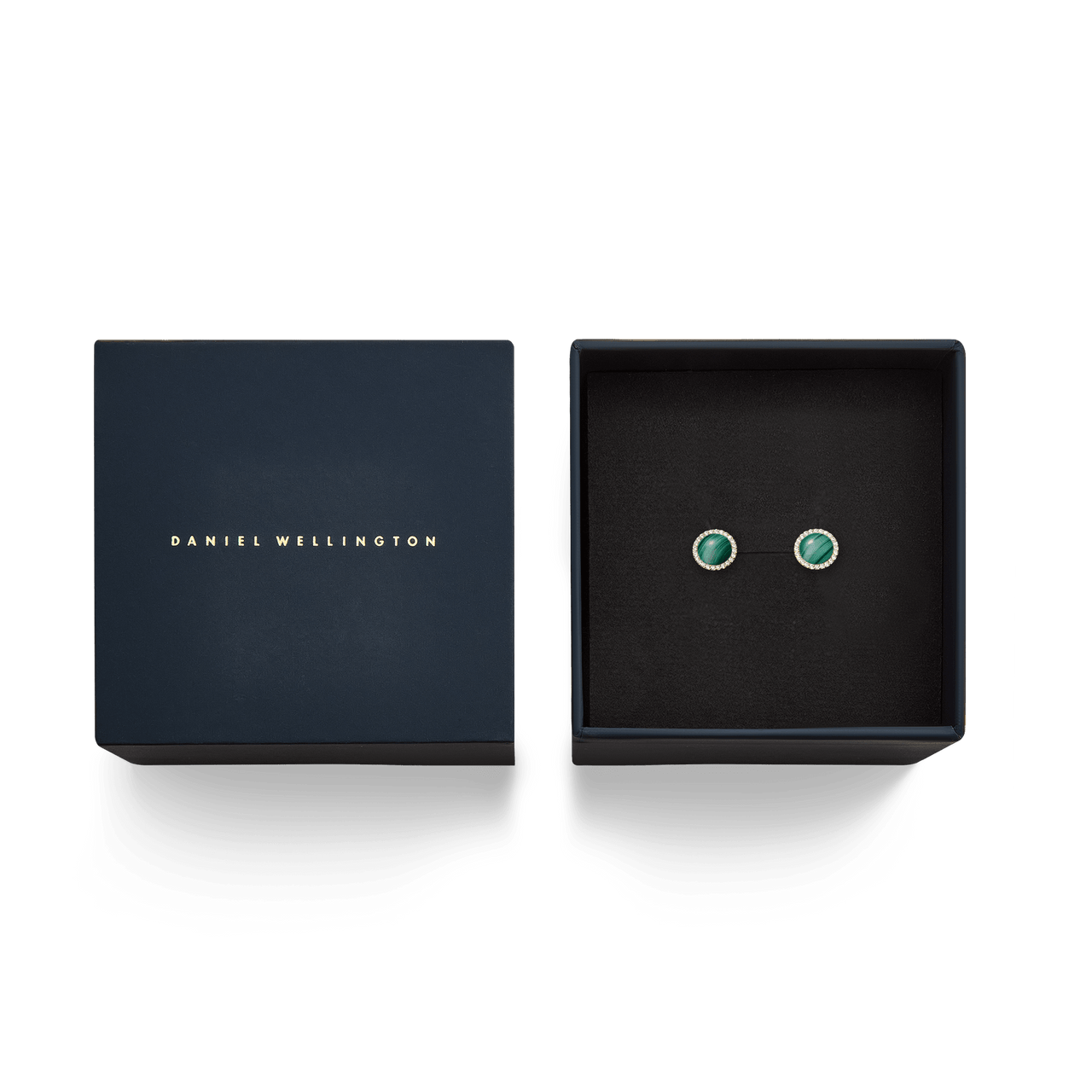 Daniel Wellington Audrey Malachite Gold Earrings DW00401407