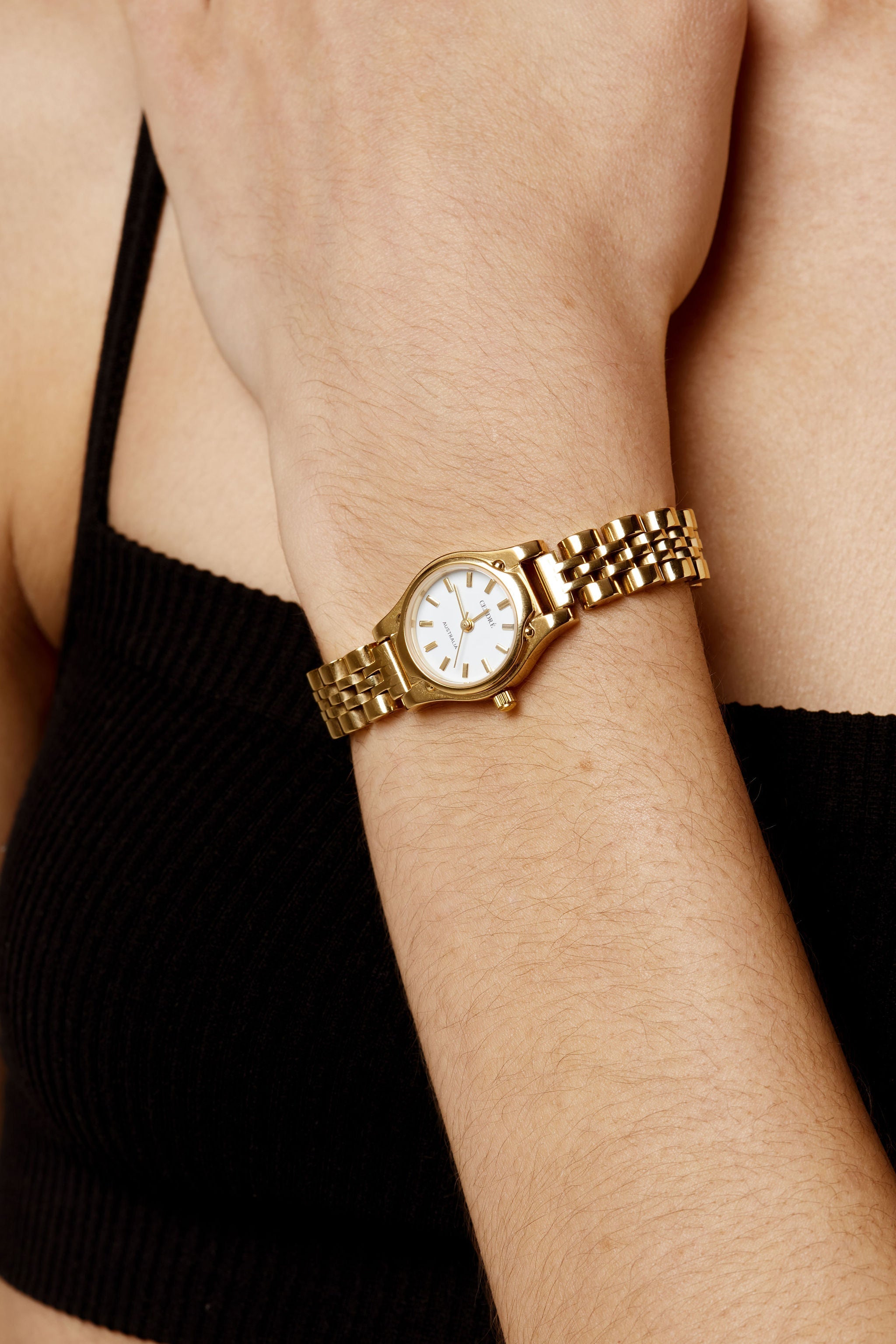 Cendré Isobel White Dial 14K Gold Women's Watch — view 3
