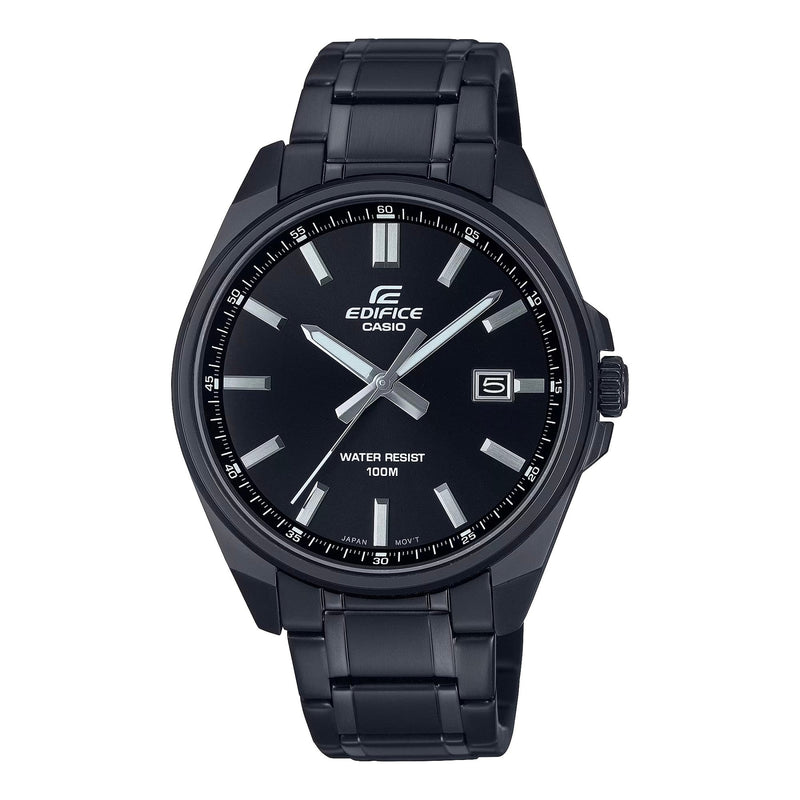 Casio Edifice Black Stainless Steel Black Dial Watch EFV150DC-1A