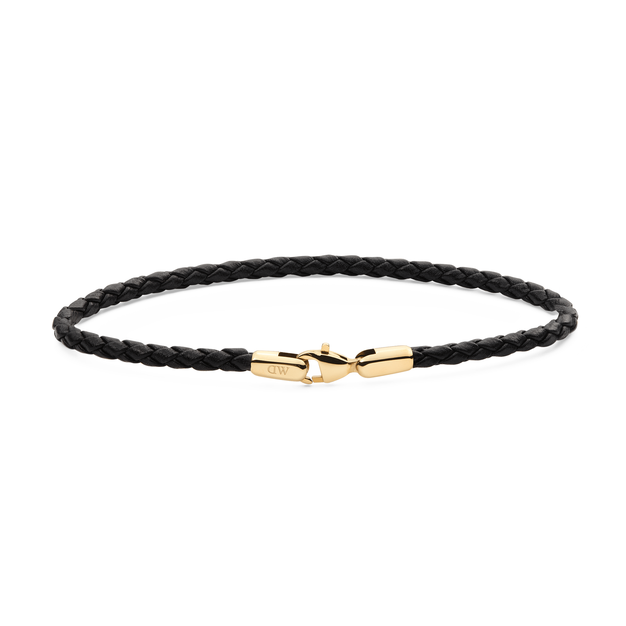 Daniel Wellington Daniel Braided Leather Bracelet Sheffield 2.8 Gold